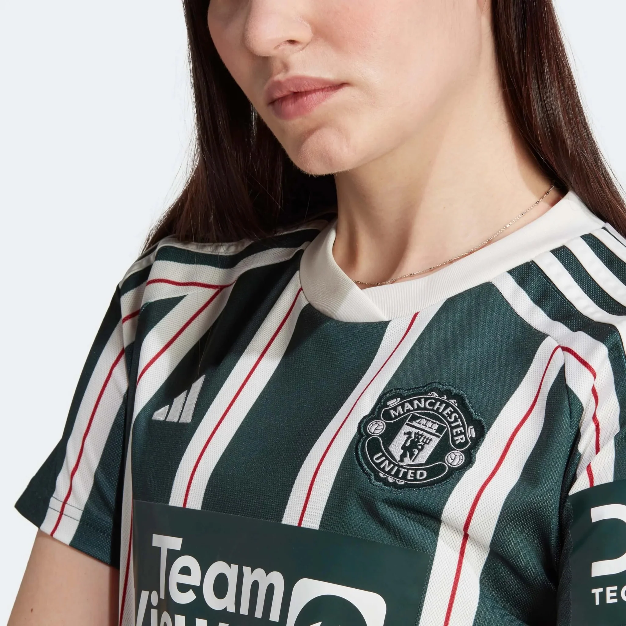adidas 2023-24 Manchester United Women's Stadium Away Jersey - Image 6