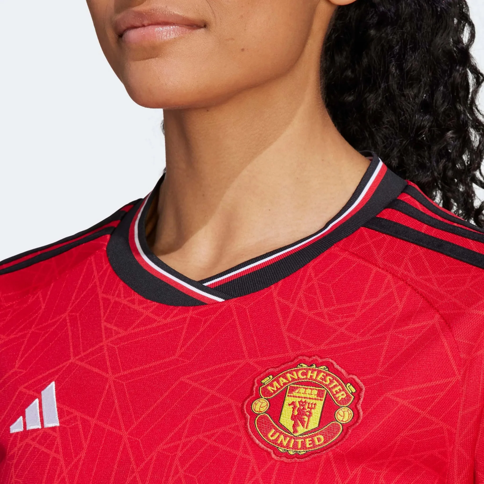 adidas 2023-24 Manchester United Women's Stadium Home Jersey - Image 6