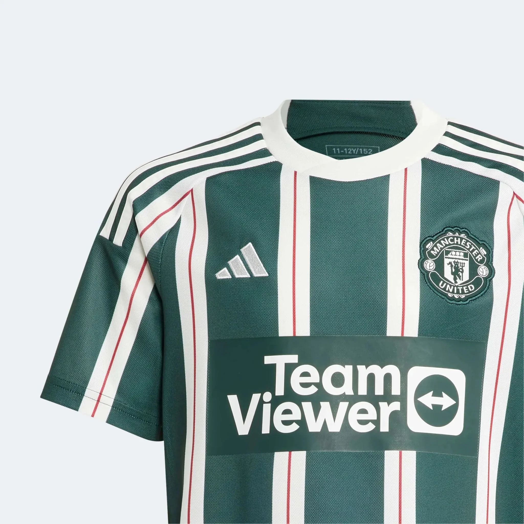 adidas 2023-24 Manchester United Youth Stadium Away Jersey - Image 3