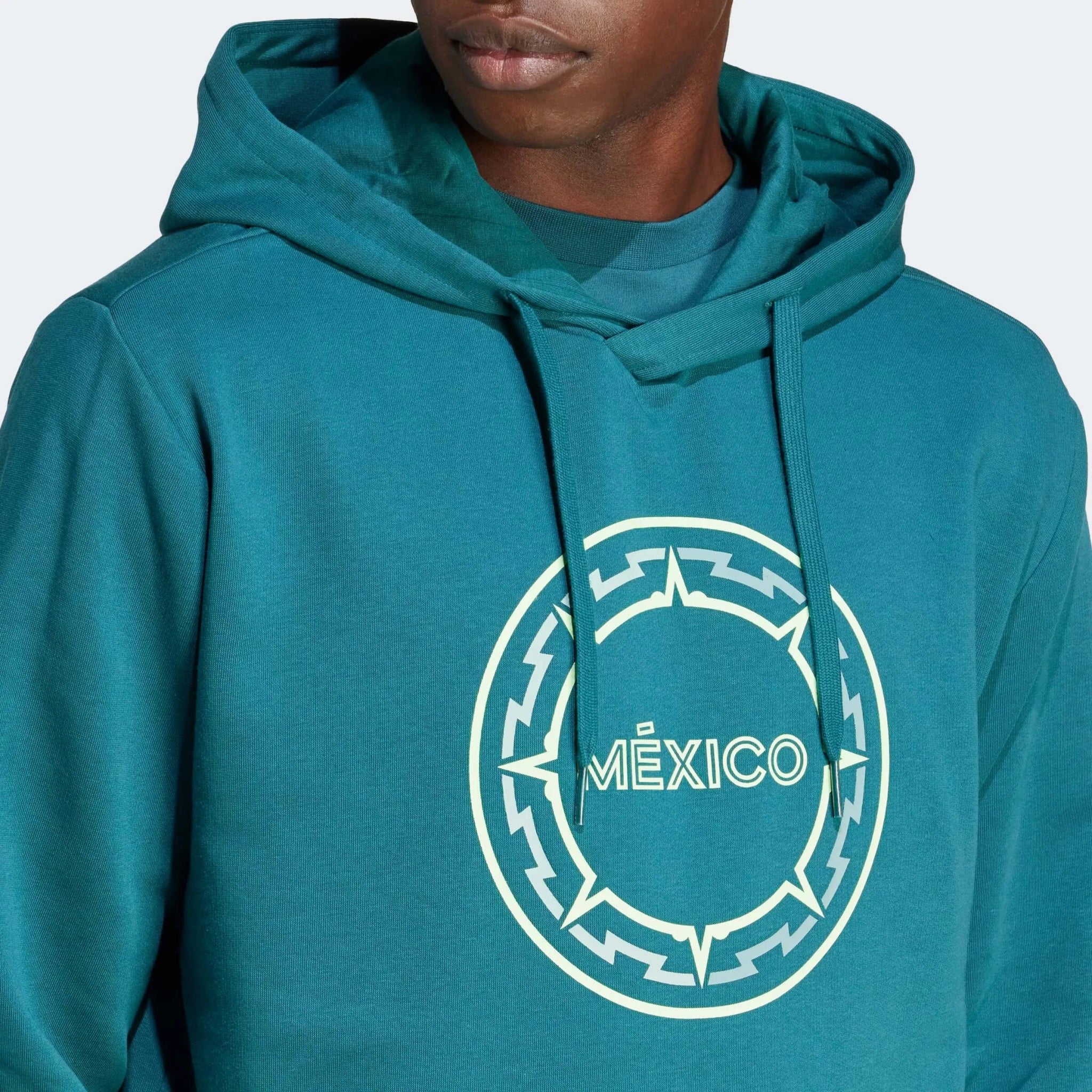 adidas 2023-24 Mexico Men's FMF DNA Hoodie - Image 4