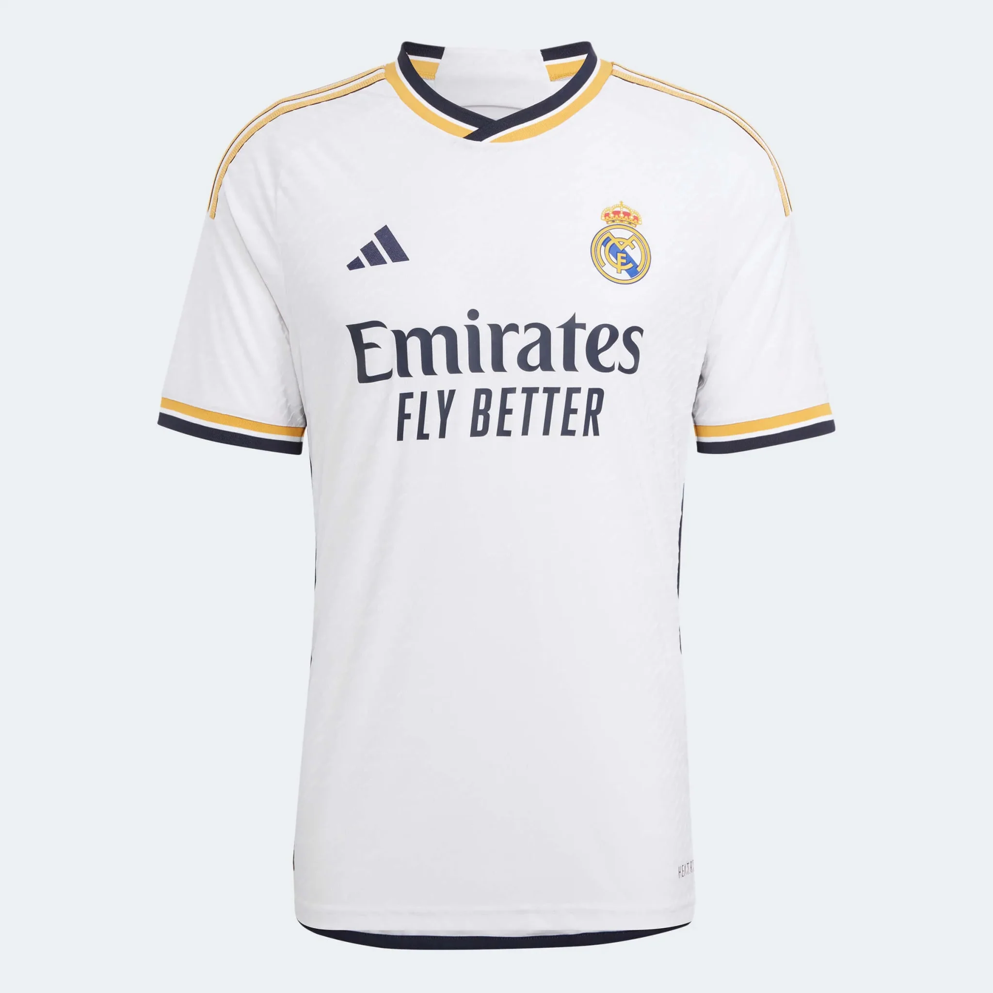 adidas 2023-24 Real Madrid Men's Authentic Match Home Jersey - Image 4