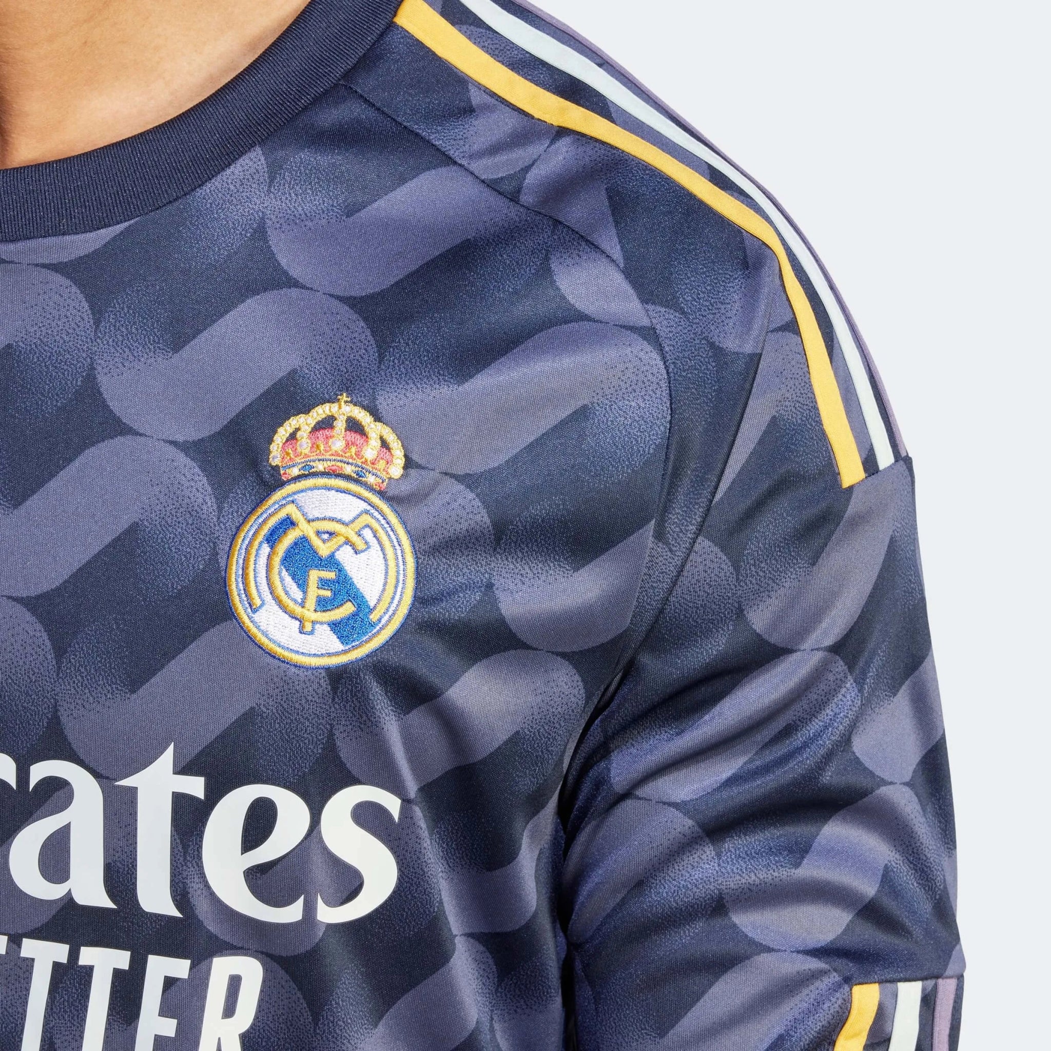 adidas 2023-24 Real Madrid Men's Away Long-Sleeve Jersey - Image 13