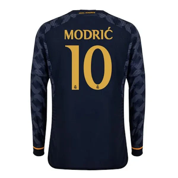 adidas 2023-24 Real Madrid Men's Away Long-Sleeve Jersey - Image 2