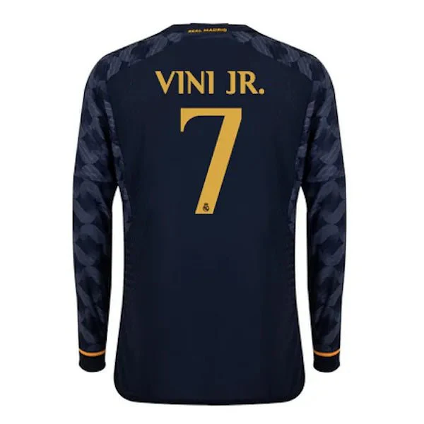 adidas 2023-24 Real Madrid Men's Away Long-Sleeve Jersey - Image 5