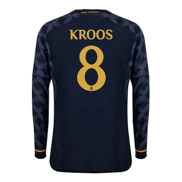 adidas 2023-24 Real Madrid Men's Away Long-Sleeve Jersey - Image 7