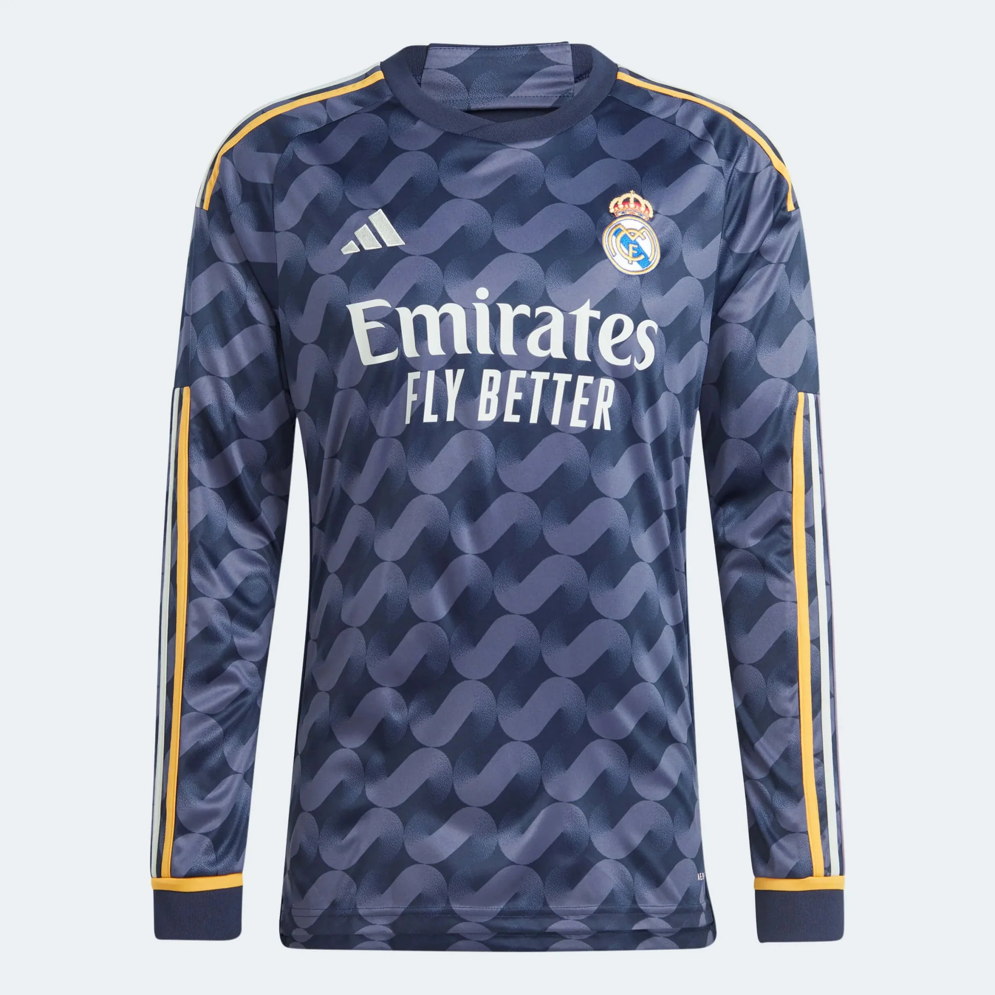 adidas 2023-24 Real Madrid Men's Away Long-Sleeve Jersey - Image 8