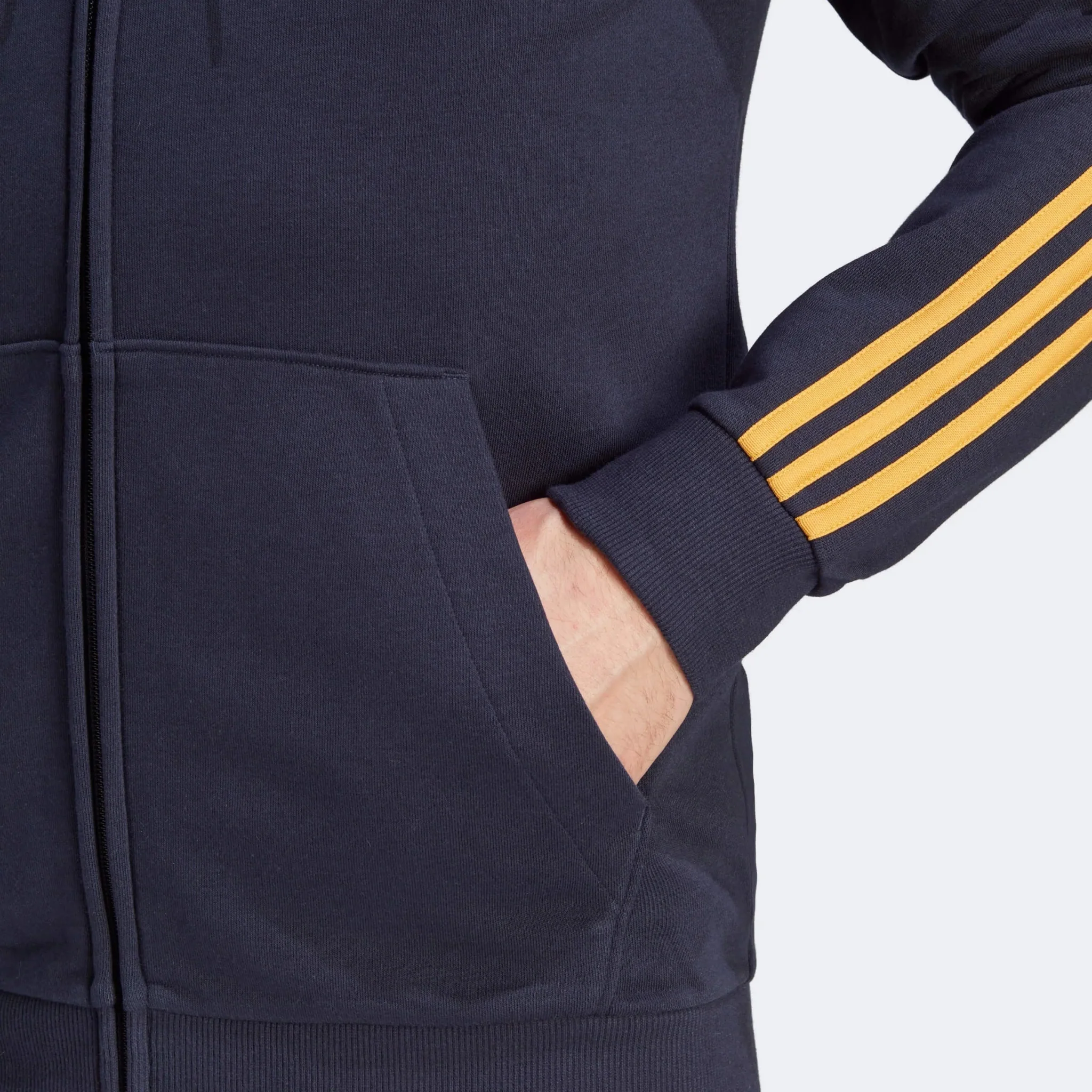 adidas 2023-24 Real Madrid Men's DNA Full-Zip Hoody - Image 6