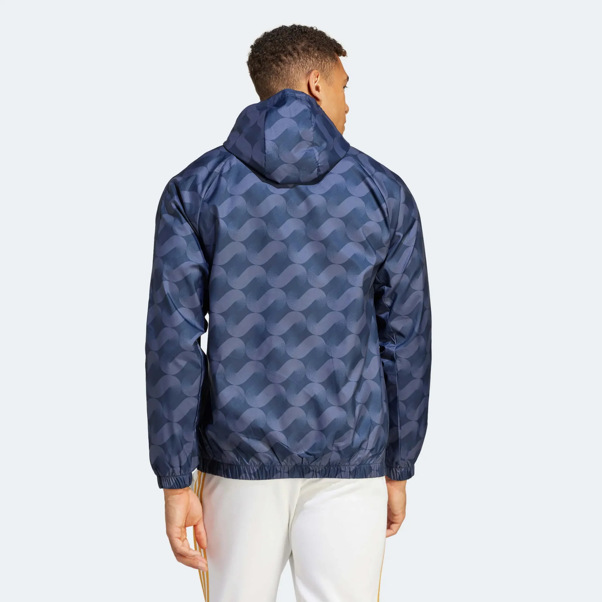 adidas 2023-24 Real Madrid Men's DNA Windbreaker Hoodie - Image 3