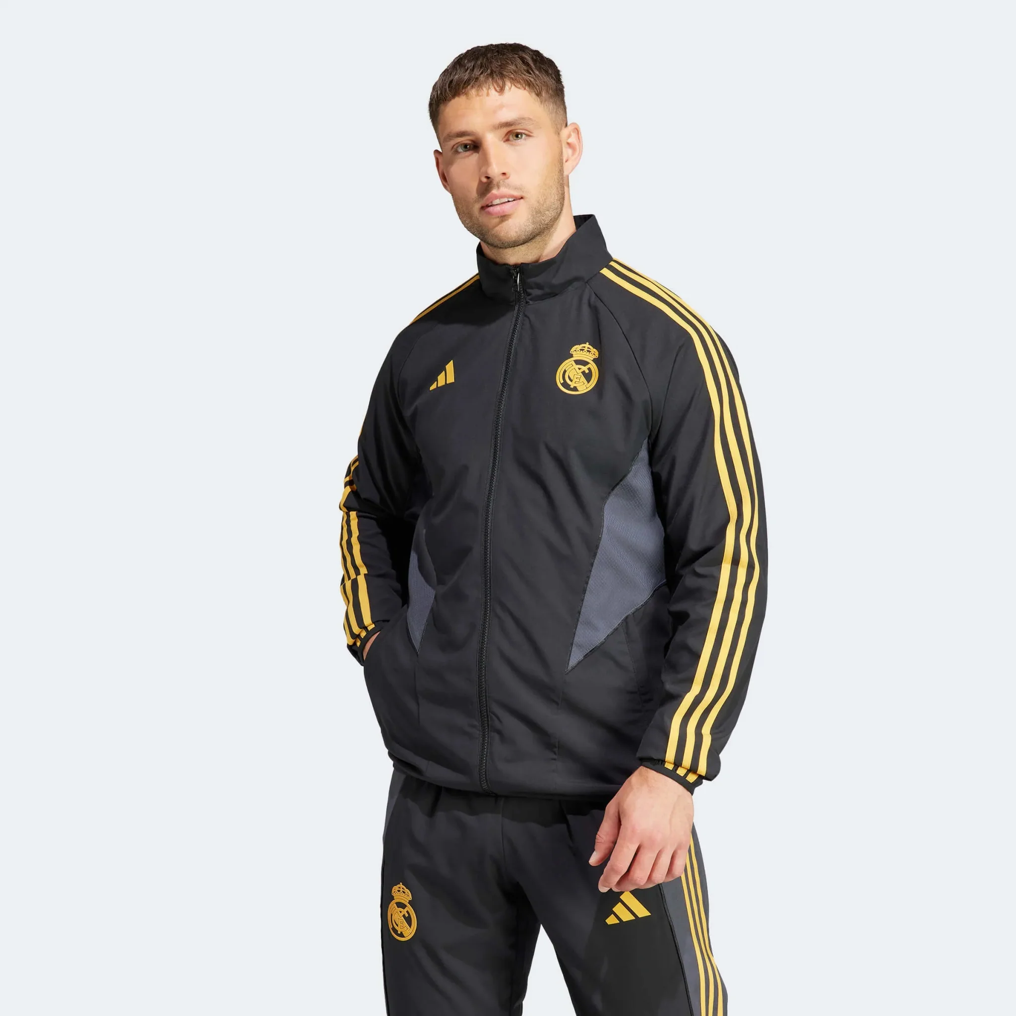 adidas 2023-24 Real Madrid Men's EU Anthem Jacket - Image 2
