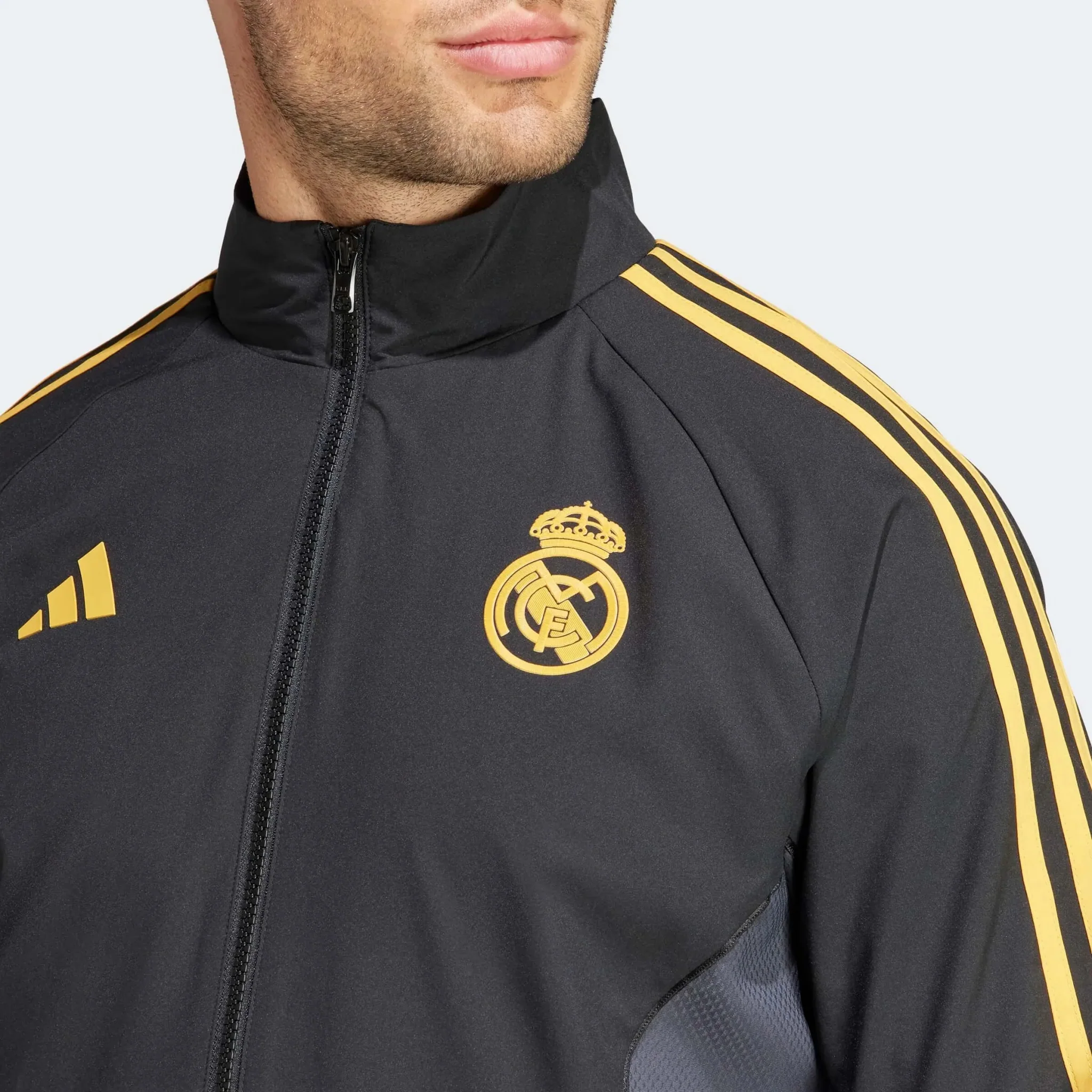 adidas 2023-24 Real Madrid Men's EU Anthem Jacket - Image 5