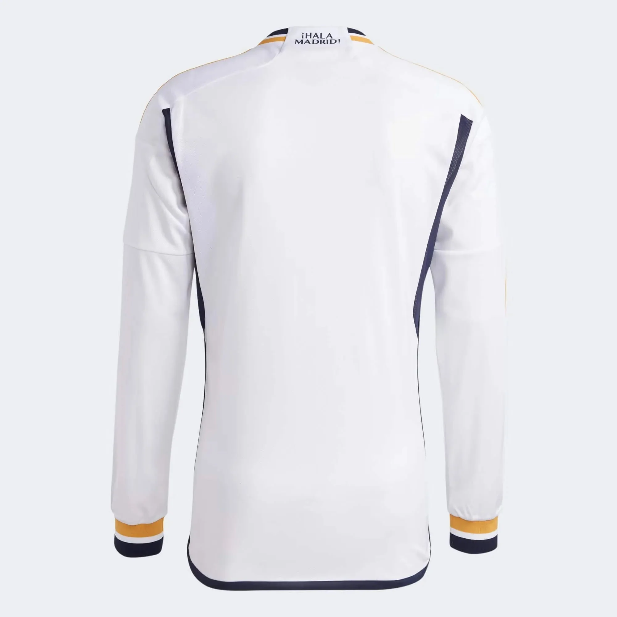 adidas 2023-24 Real Madrid Men's Stadium Home Long-Sleeve Jersey - Image 7