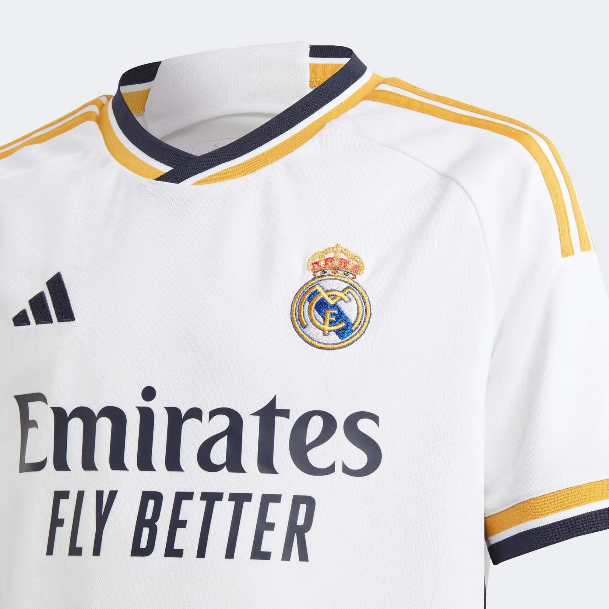 adidas 2023-24 Real Madrid Youth Stadium Home Jersey - Image 3