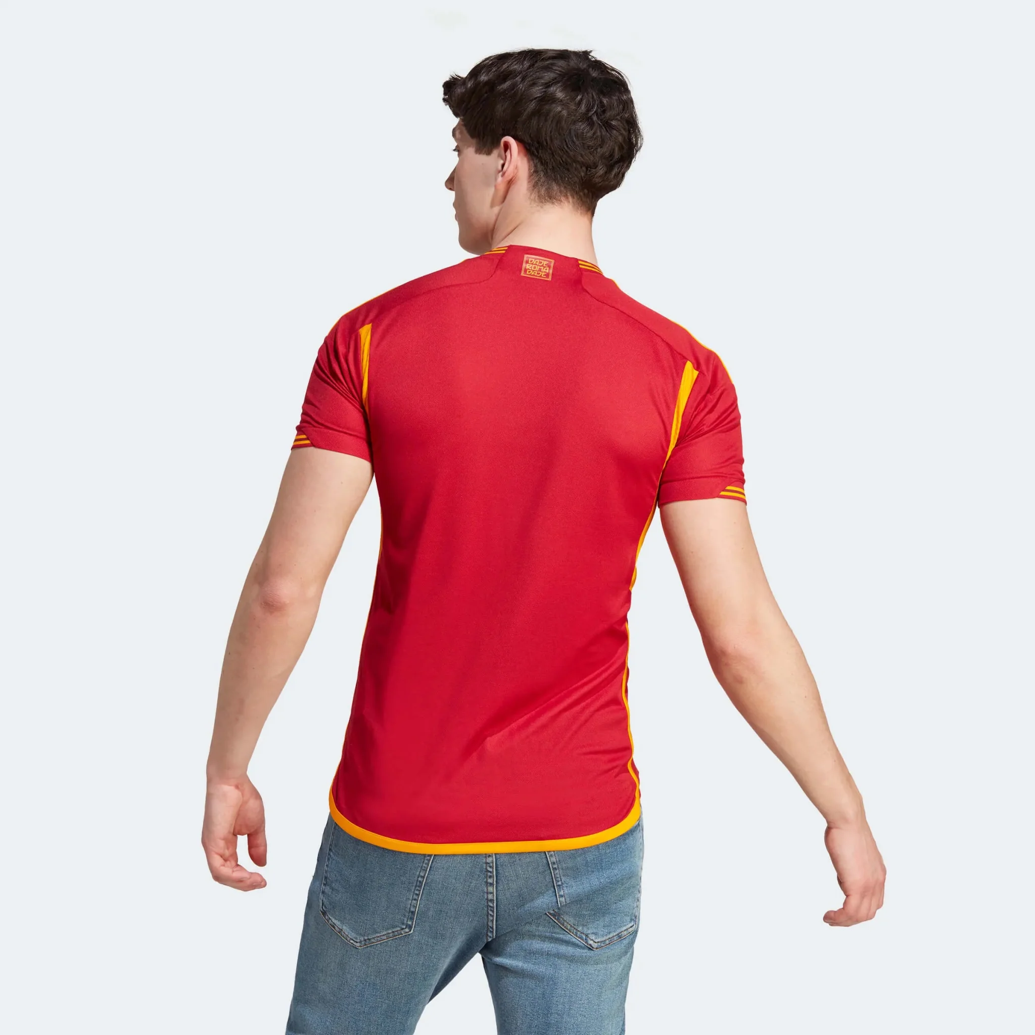 adidas 2023-24 Roma Men's Stadium Home Jersey - Image 5