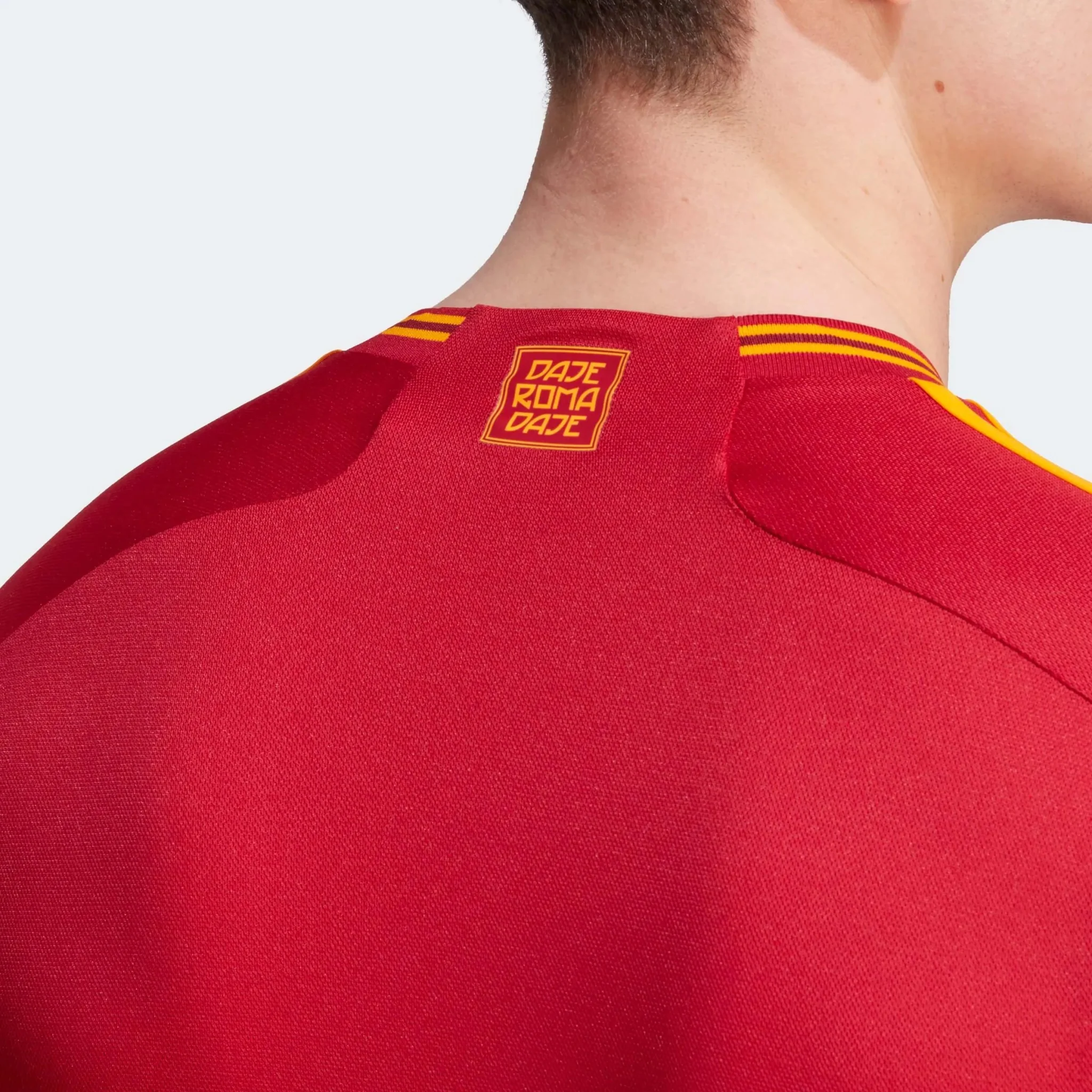 adidas 2023-24 Roma Men's Stadium Home Jersey - Image 7