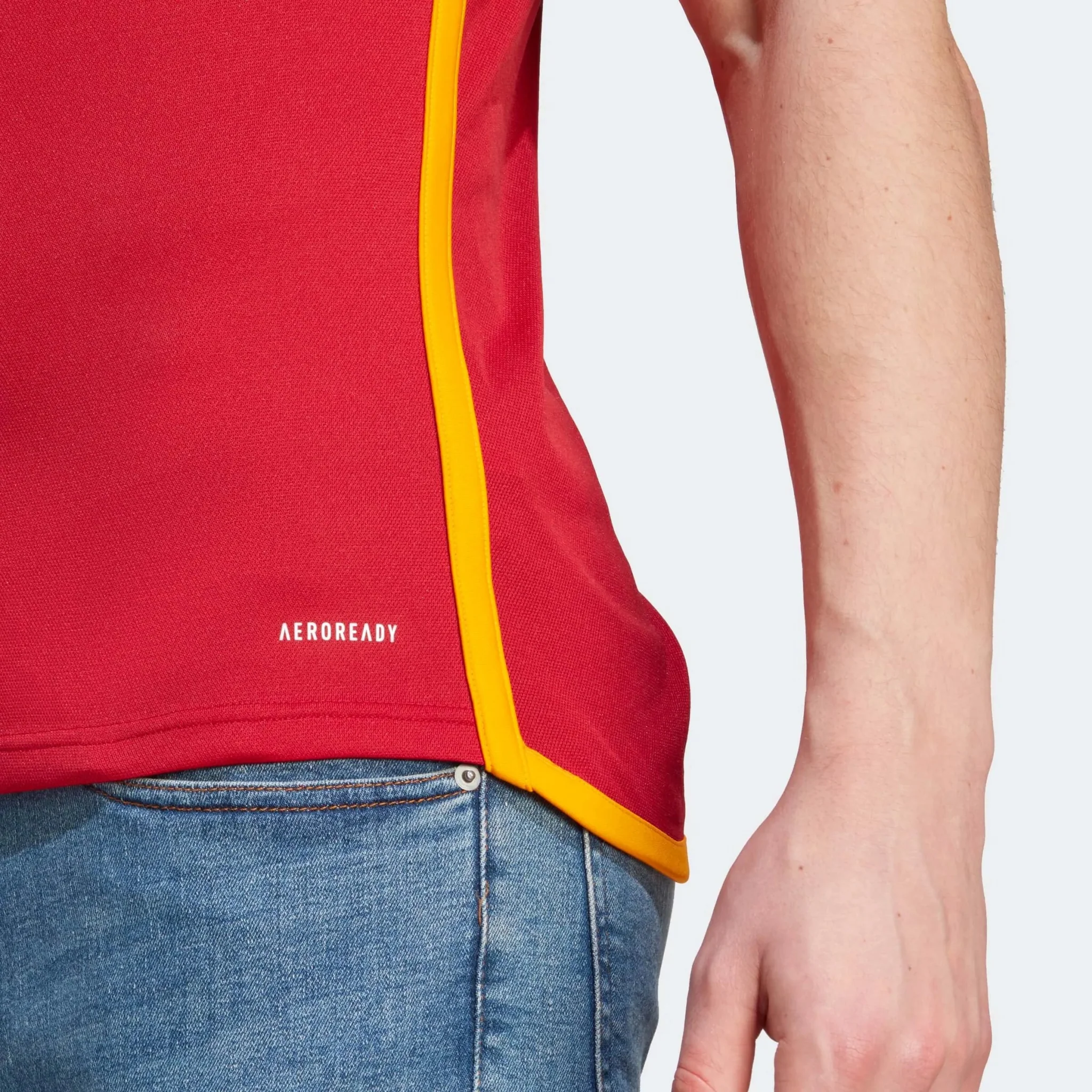 adidas 2023-24 Roma Men's Stadium Home Jersey - Image 8