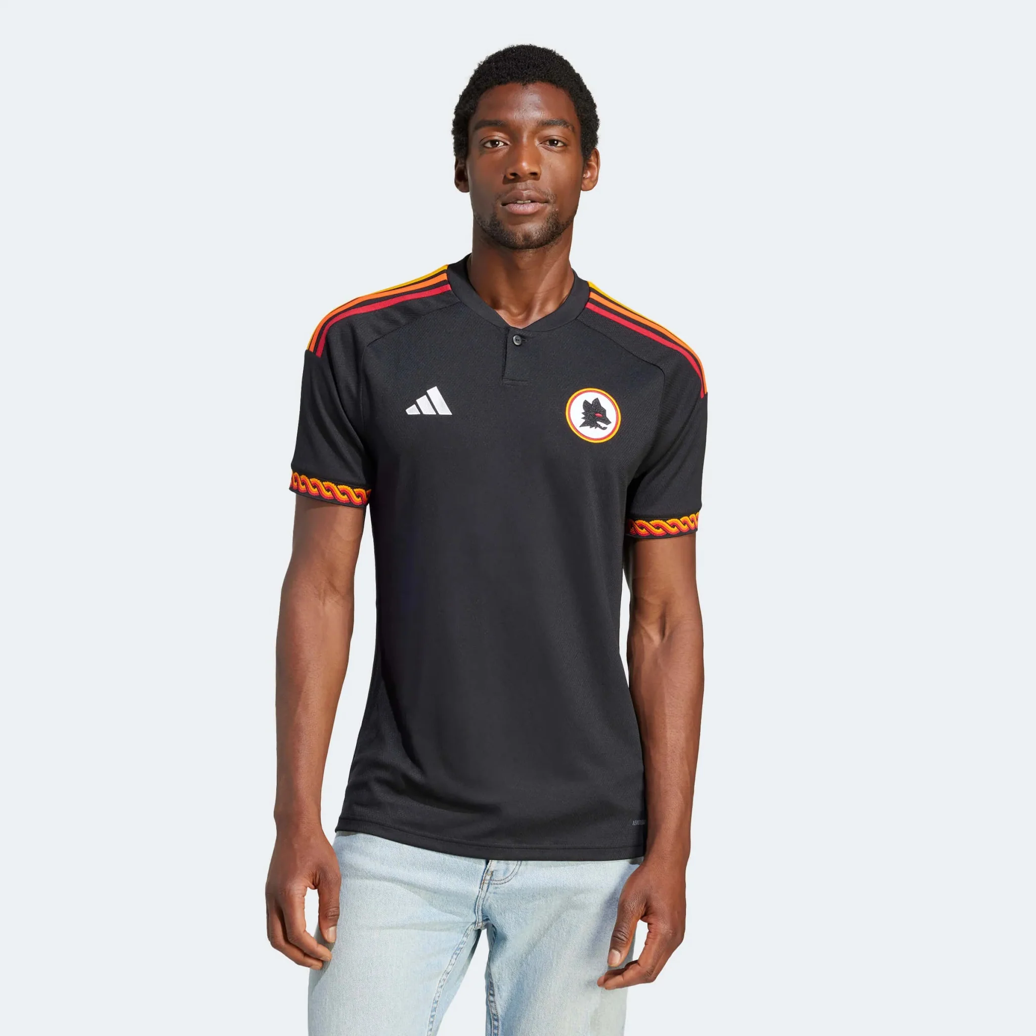 adidas 2023-24 Roma Men's Stadium Third Jersey - Image 3