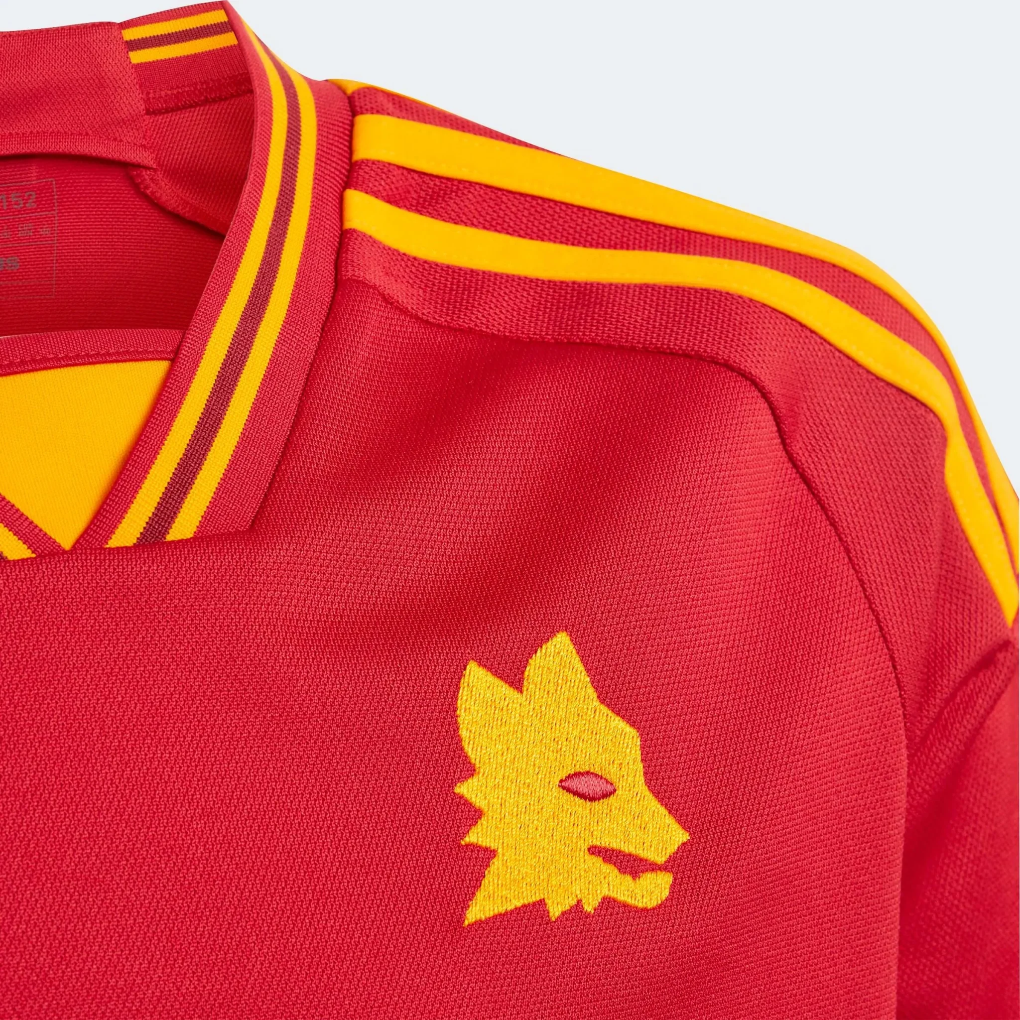 adidas 2023-24 Roma Youth Stadium Home Jersey - Image 3
