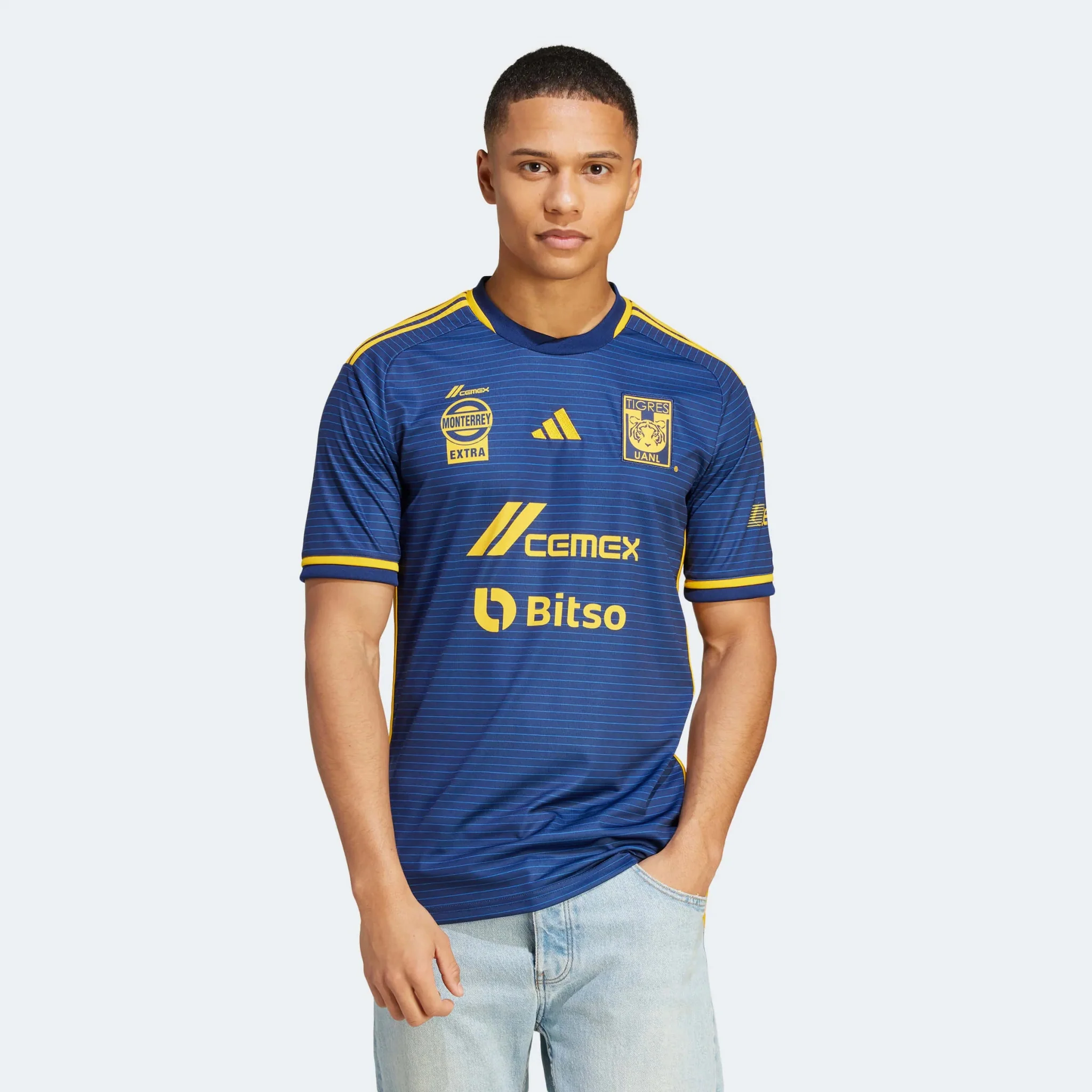 adidas 2023-24 Tigres Men's Stadium Away Jersey - Image 2