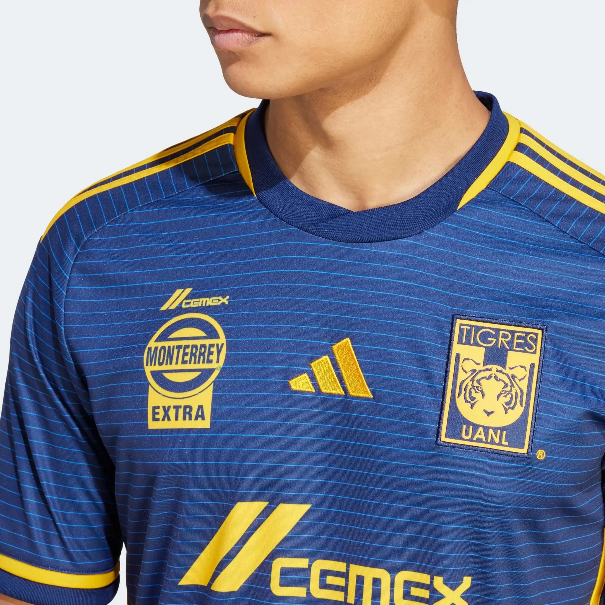 adidas 2023-24 Tigres Men's Stadium Away Jersey - Image 5