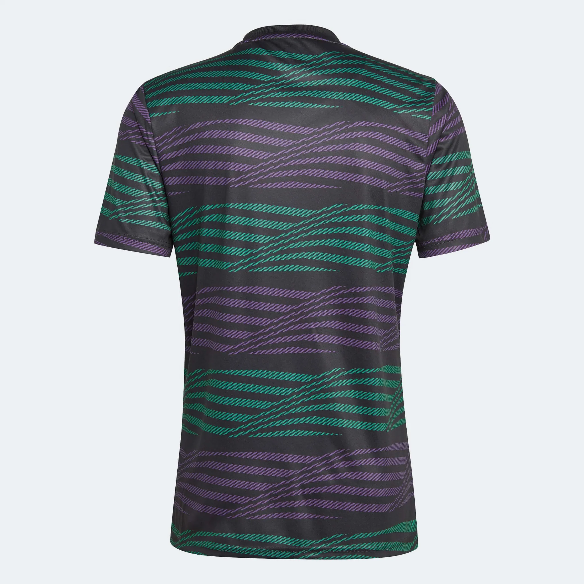 adidas 2023 Real Madrid Pre-Match Jersey - Black-Purple-Green - Image 2