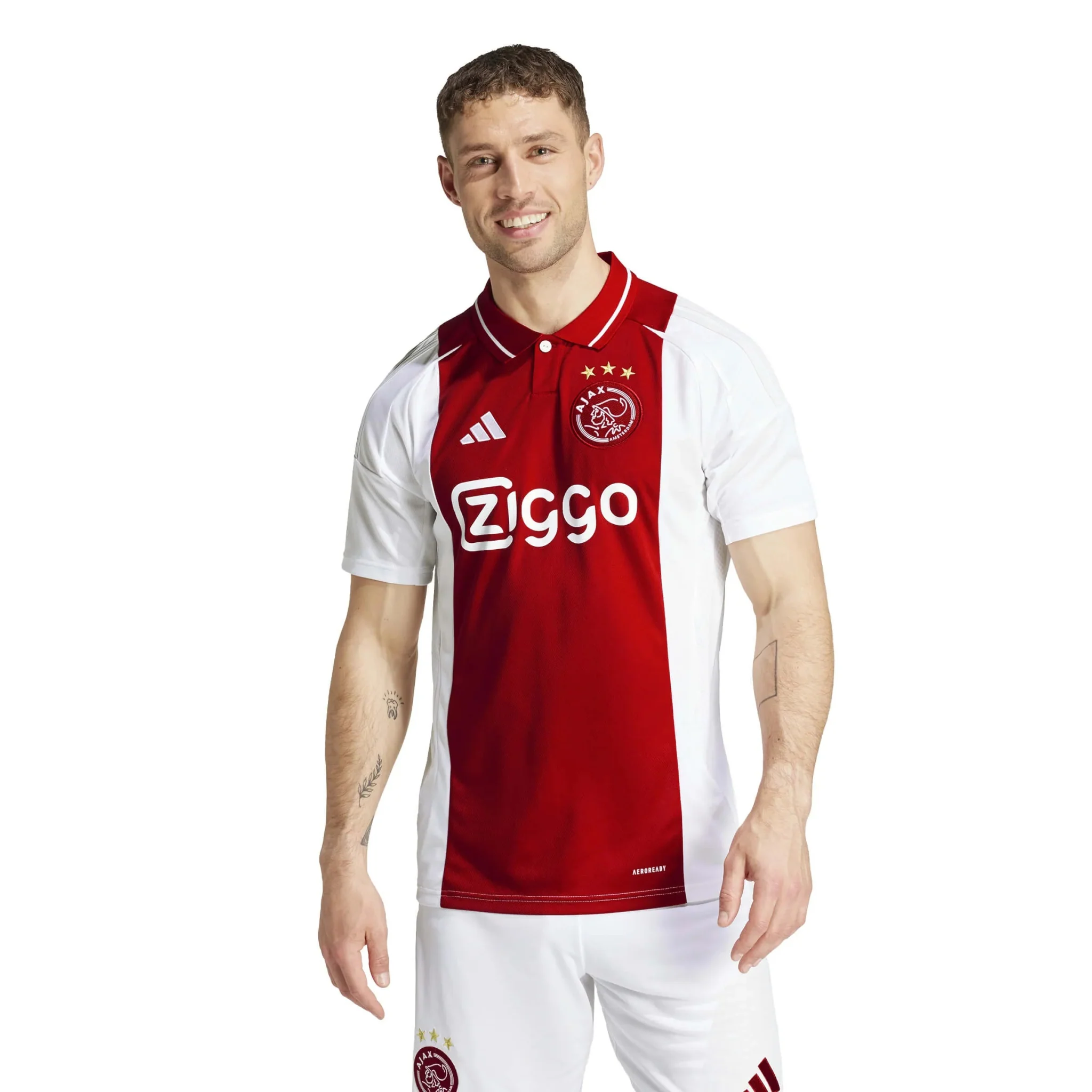 adidas 2024-25 Ajax Men's Stadium Home Jersey - Image 3
