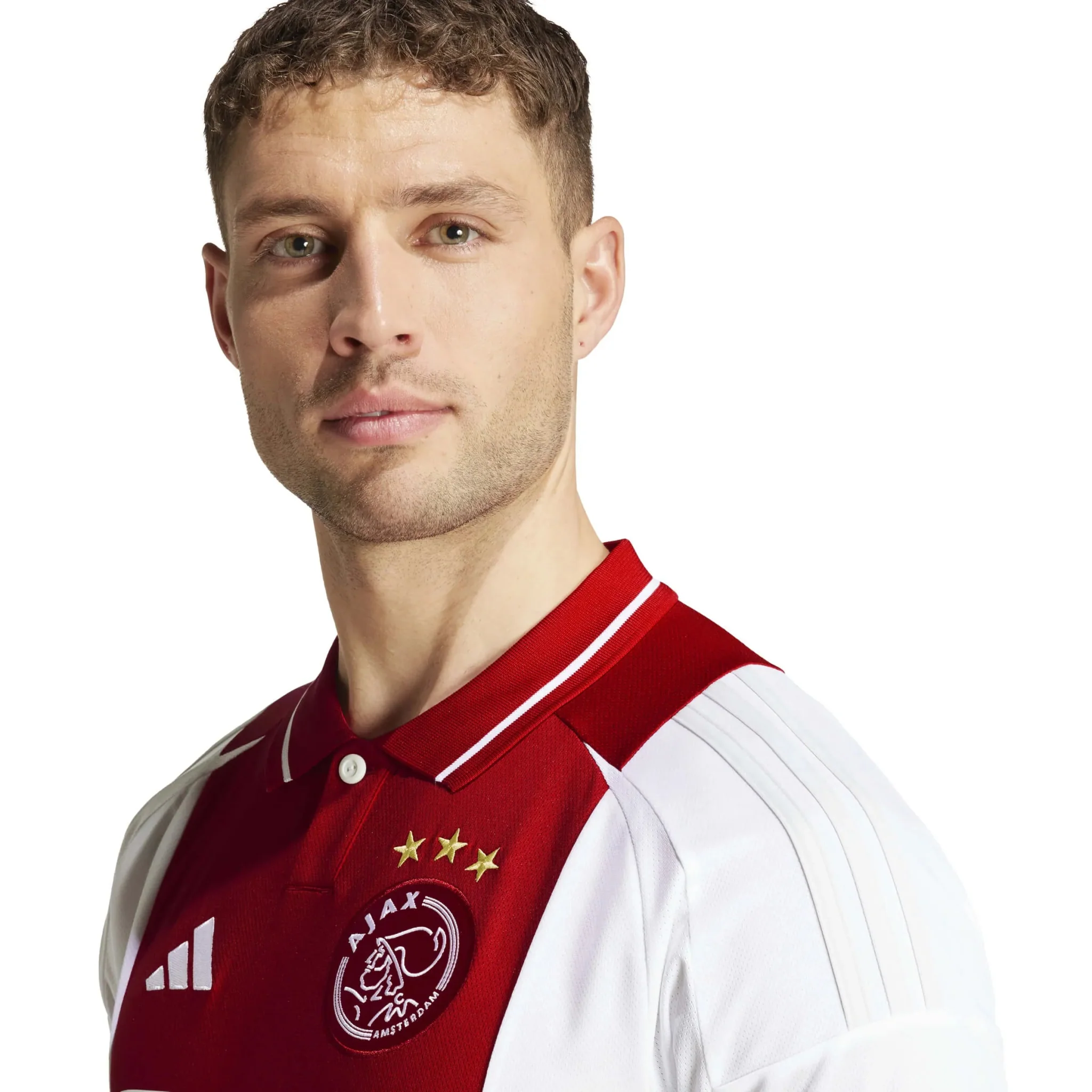 adidas 2024-25 Ajax Men's Stadium Home Jersey - Image 5