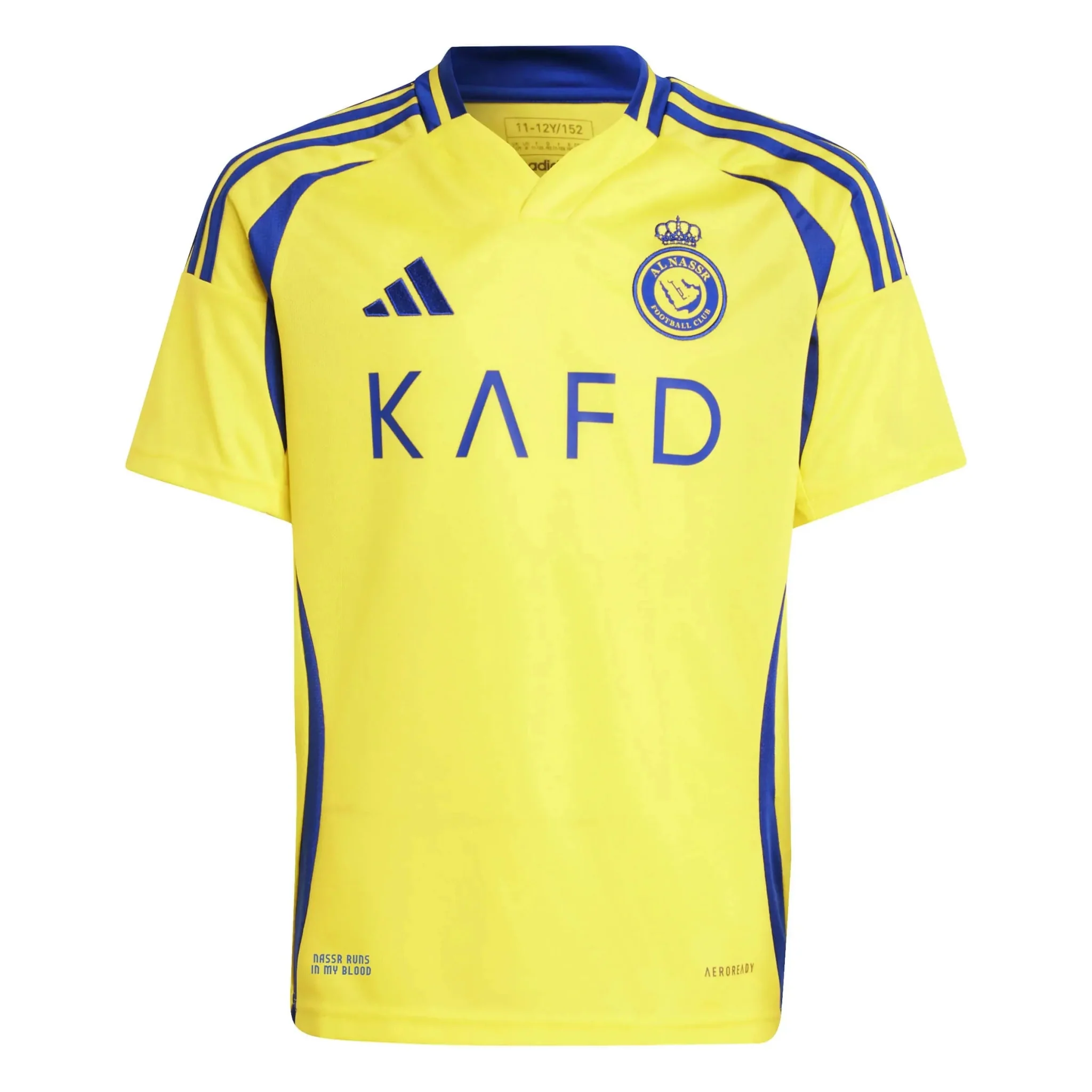 adidas 2024-25 Al Nassr Youth Stadium Home Ronaldo #7 Jersey - Image 2