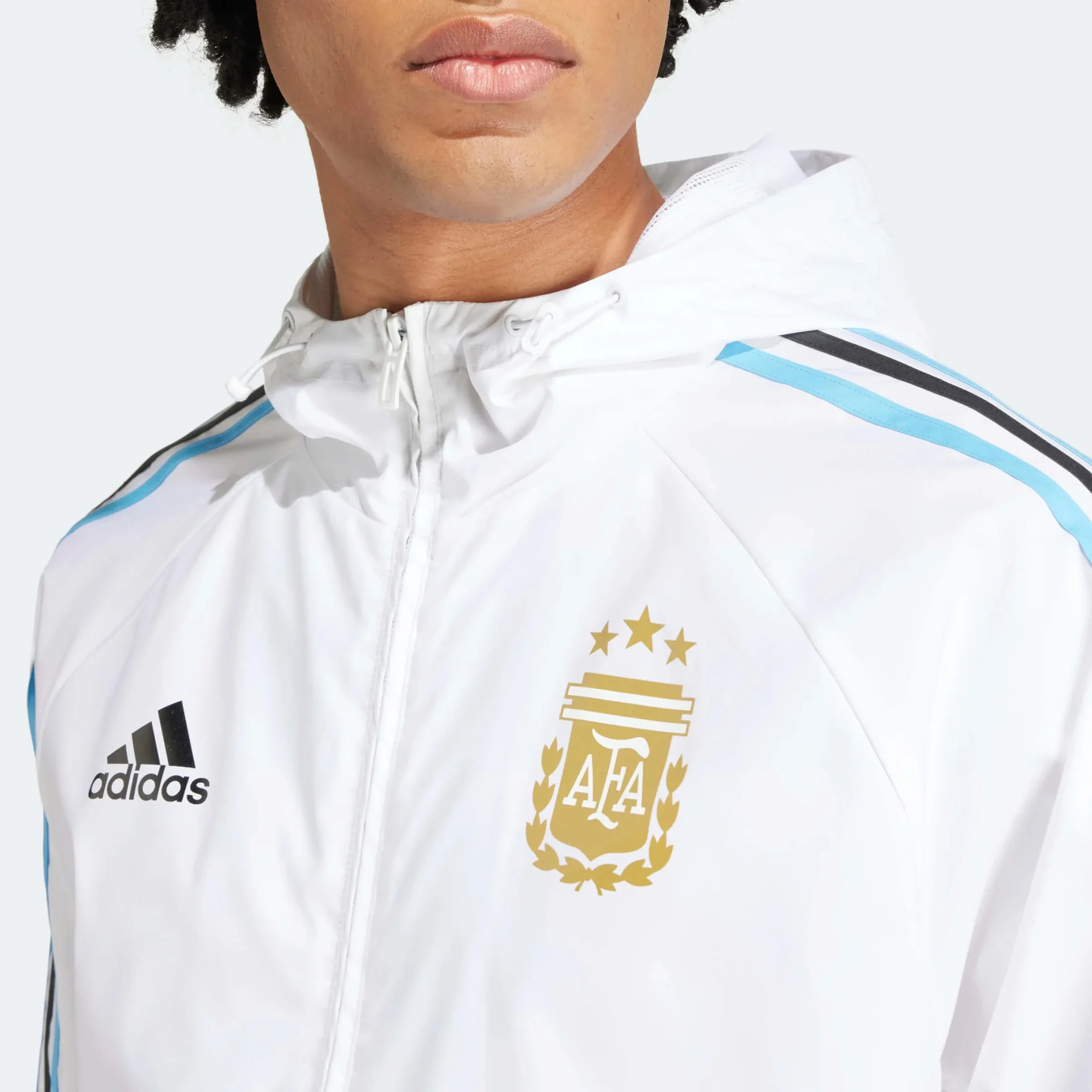 adidas 2023-24 Argentina Men's DNA Windbreaker - Image 5