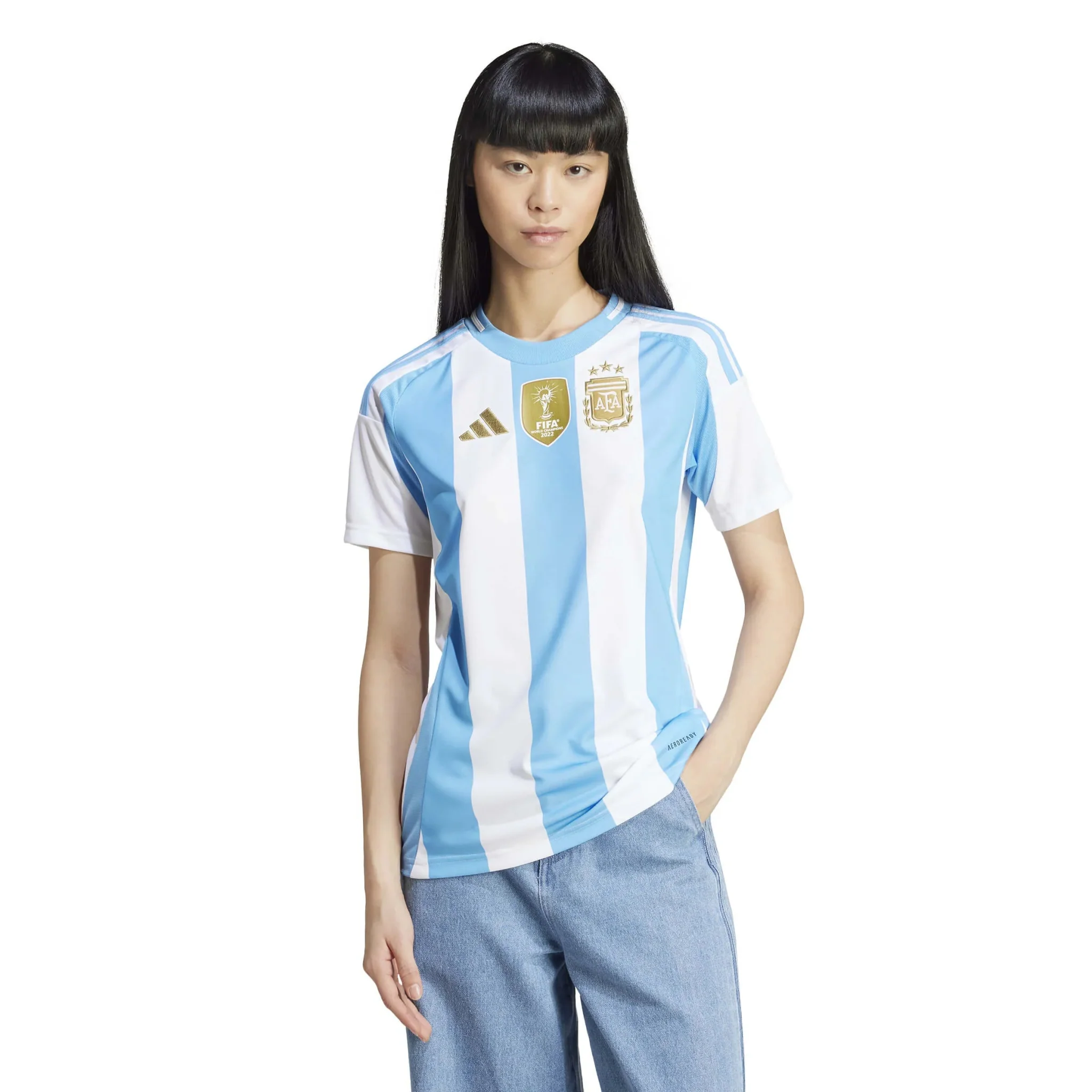 adidas 2024-25 Argentina Women's Stadium Home Jersey - Image 3