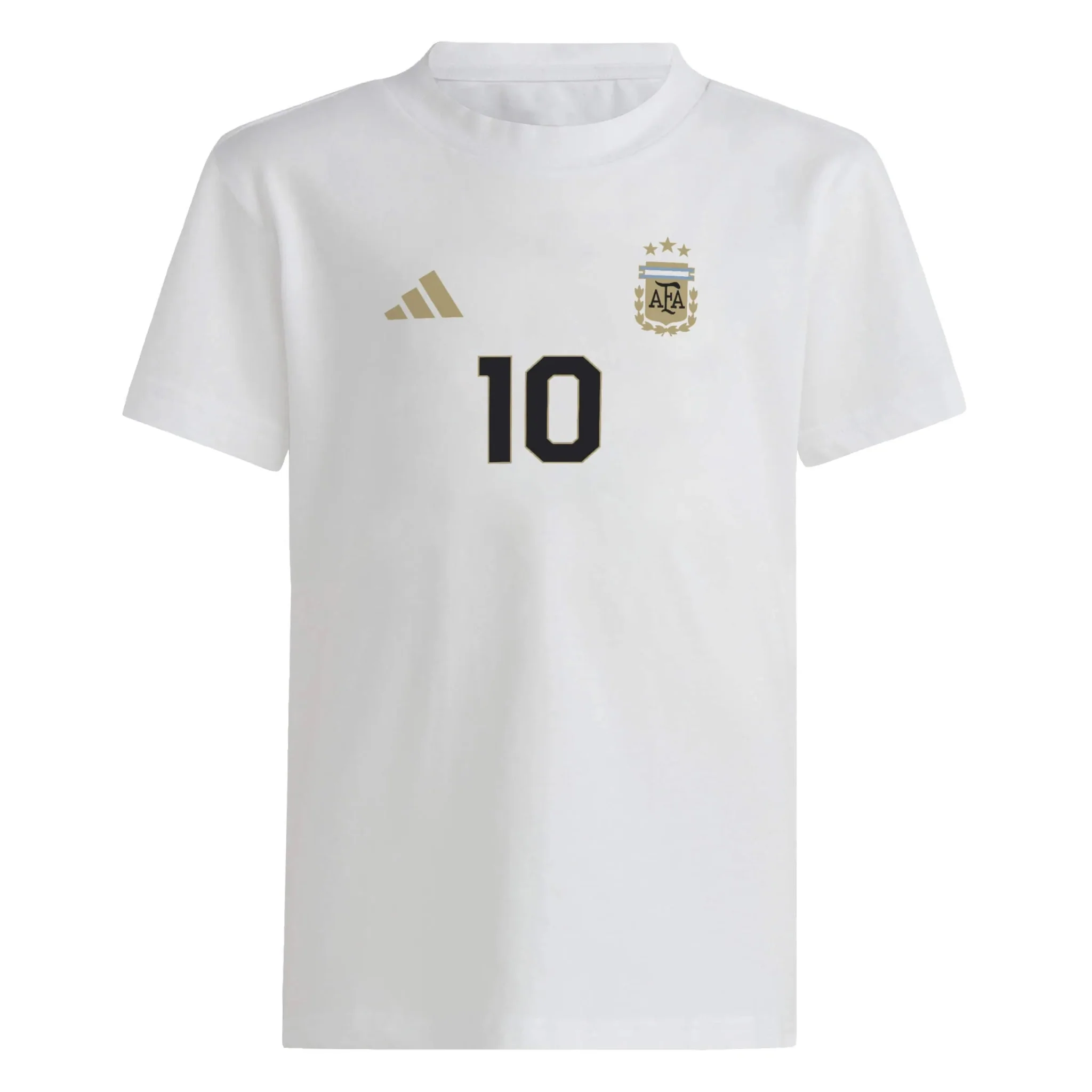 adidas 2024-25 Argentina Youth Messi Name and Number Tee - Image 2