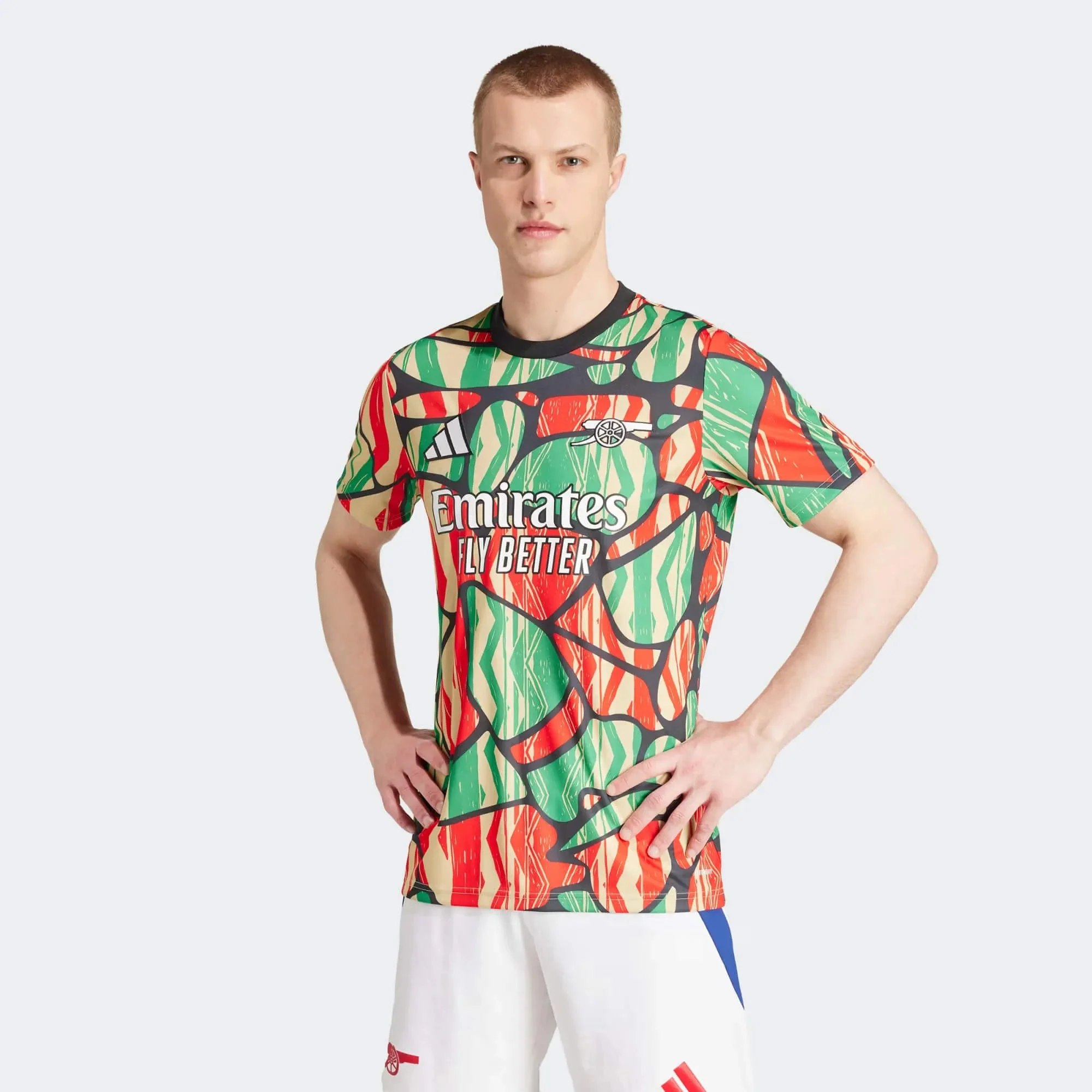 adidas 2024-25 Arsenal Men's Pre-Match Jersey - Image 3