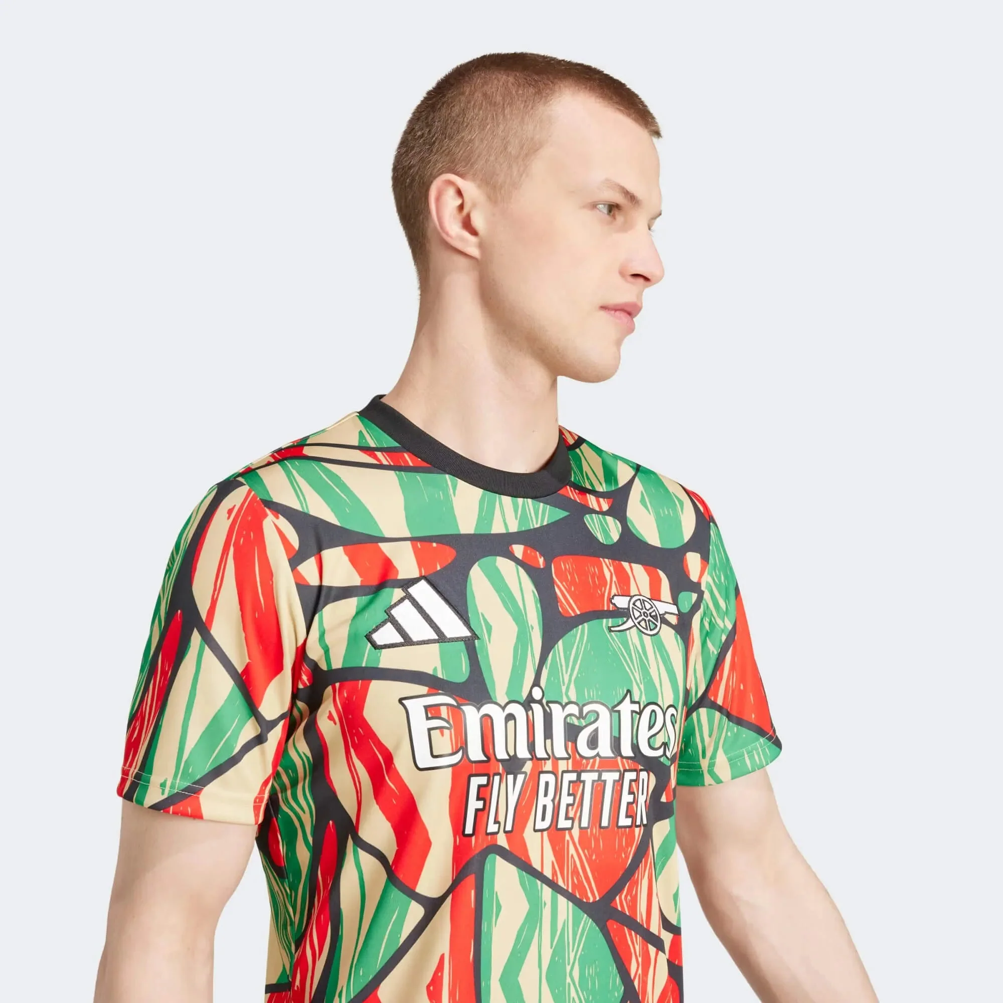 adidas 2024-25 Arsenal Men's Pre-Match Jersey - Image 6