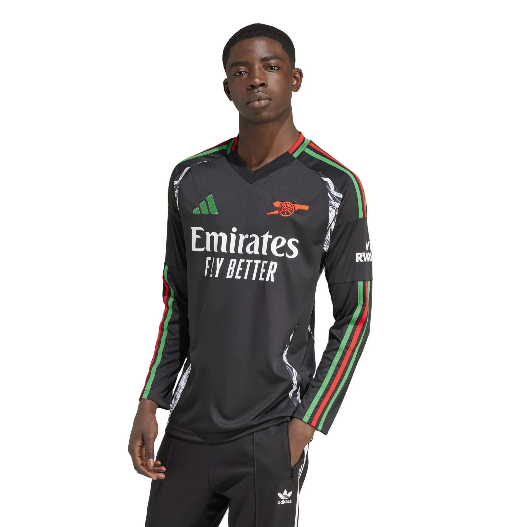 adidas 2024-25 Arsenal Men's Stadium Away Long-Sleeve Jersey - Image 2