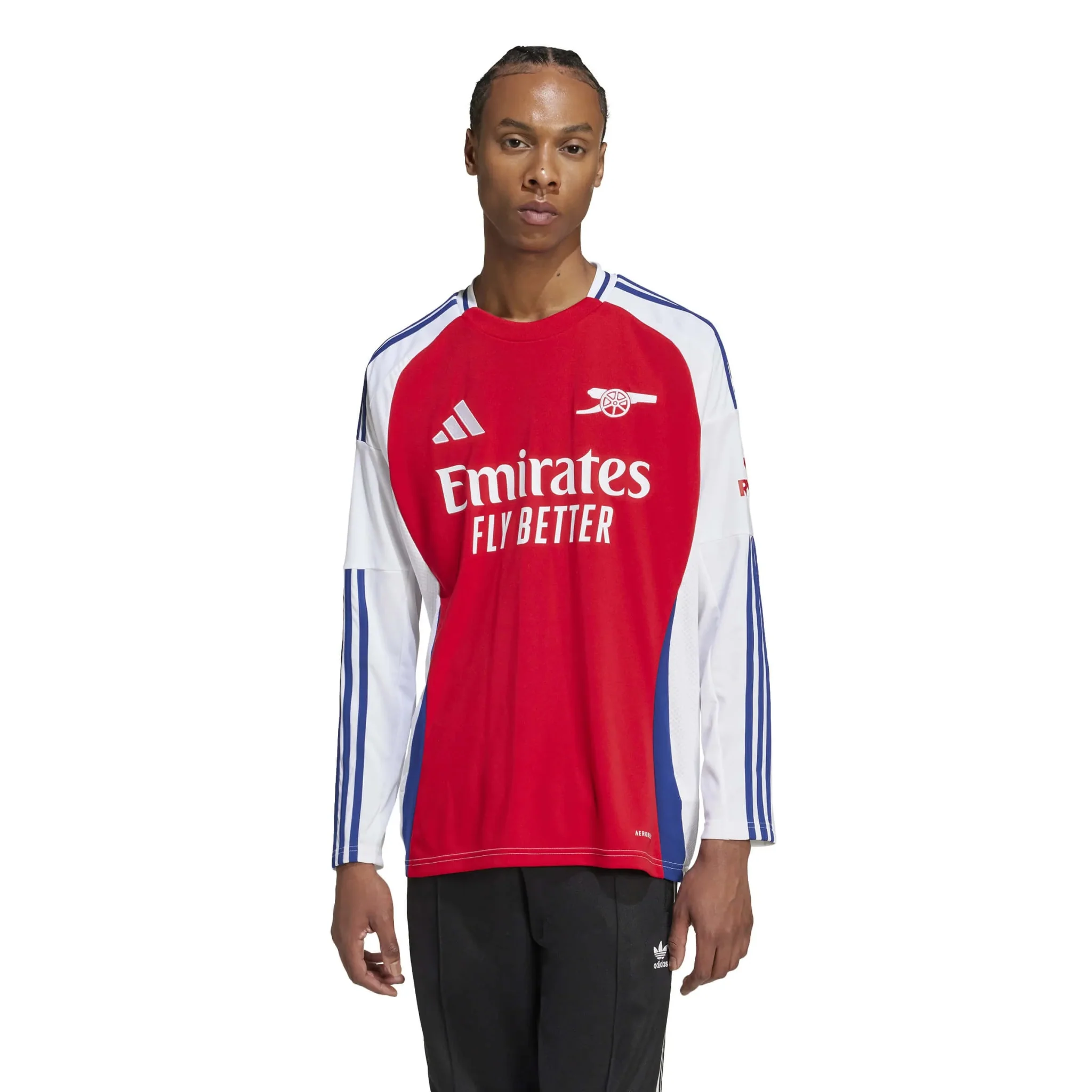 adidas 2024-25 Arsenal Men's Stadium Home Long-Sleeve Jersey - Image 6