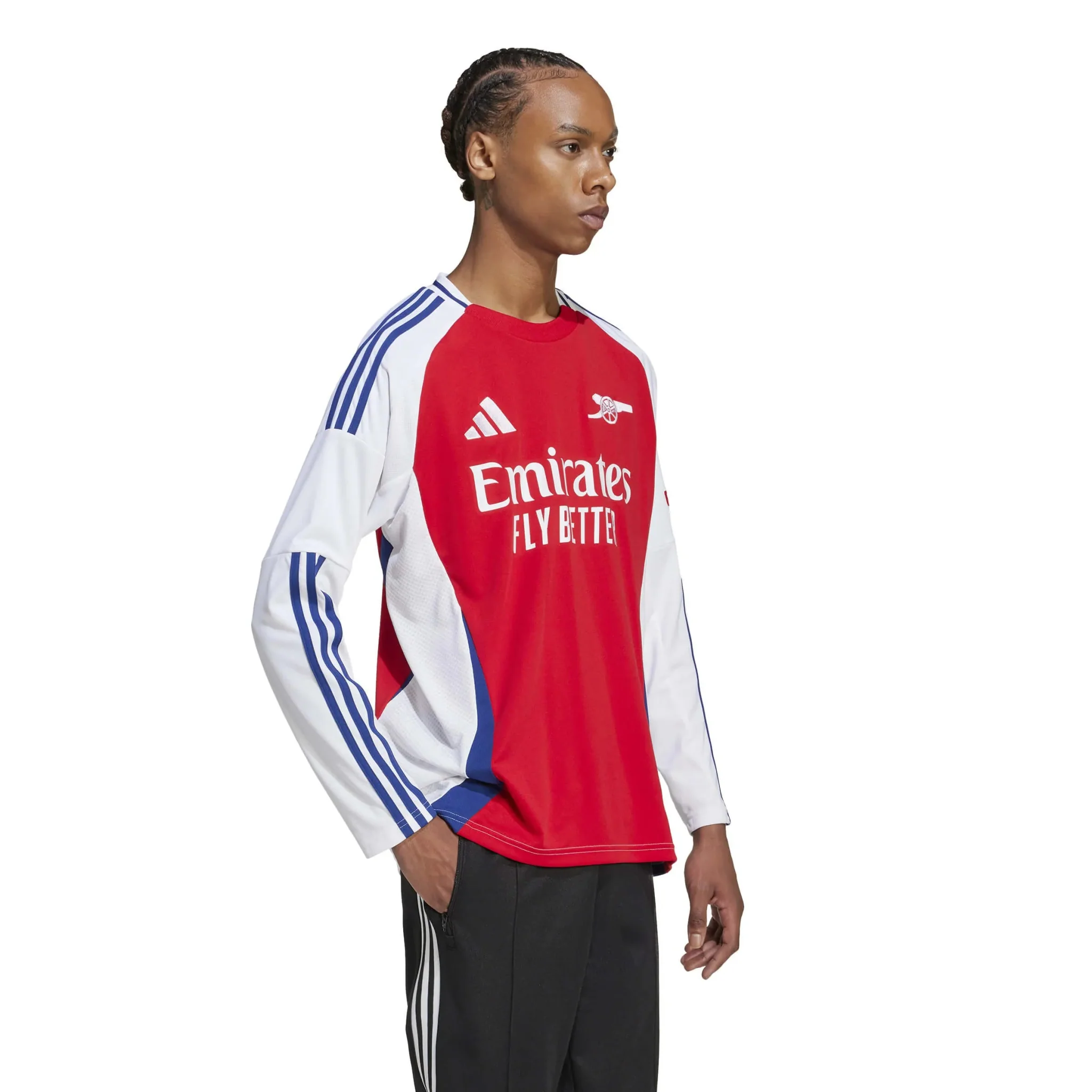adidas 2024-25 Arsenal Men's Stadium Home Long-Sleeve Jersey - Image 7