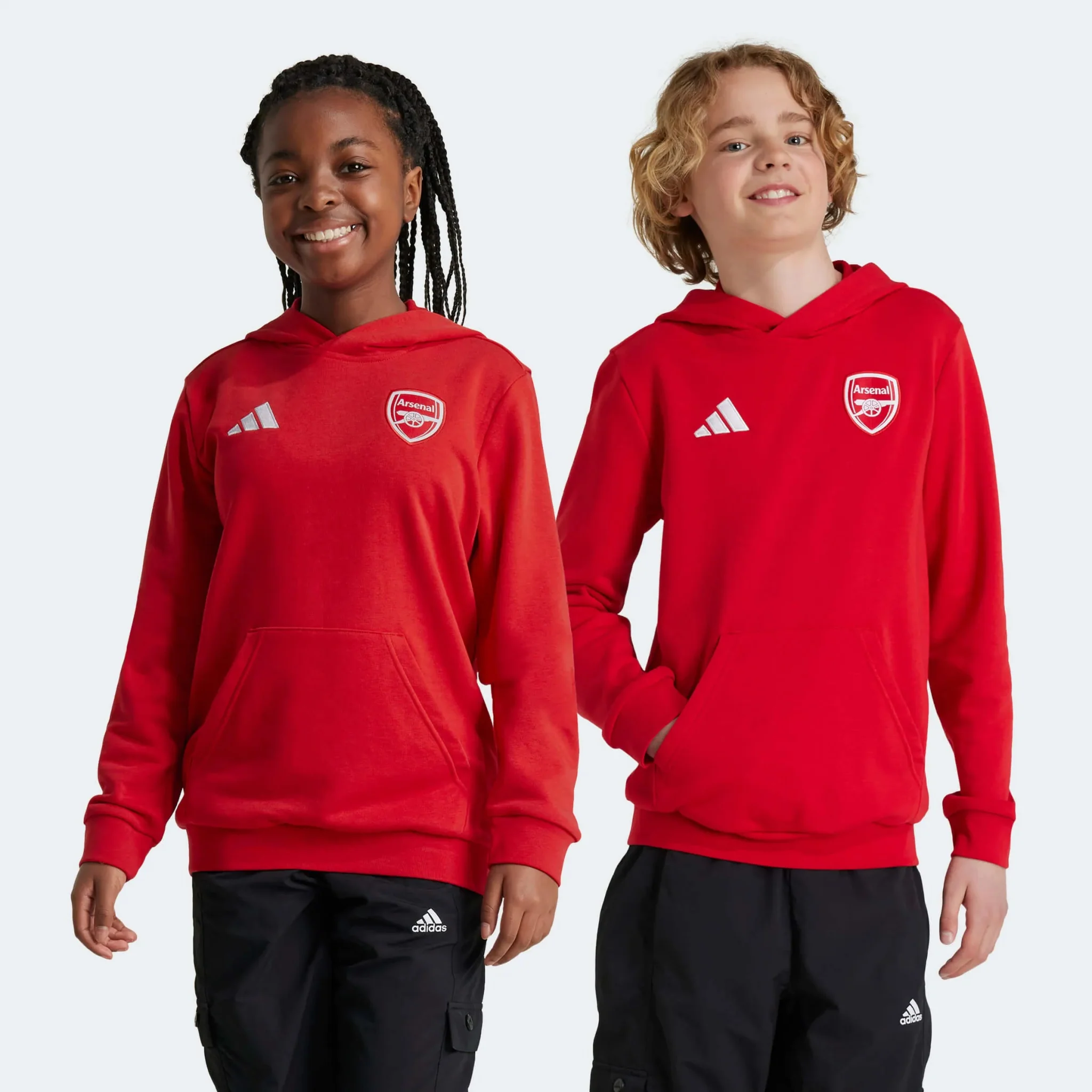 adidas 2024-25 Arsenal Youth Hoodie - Image 2