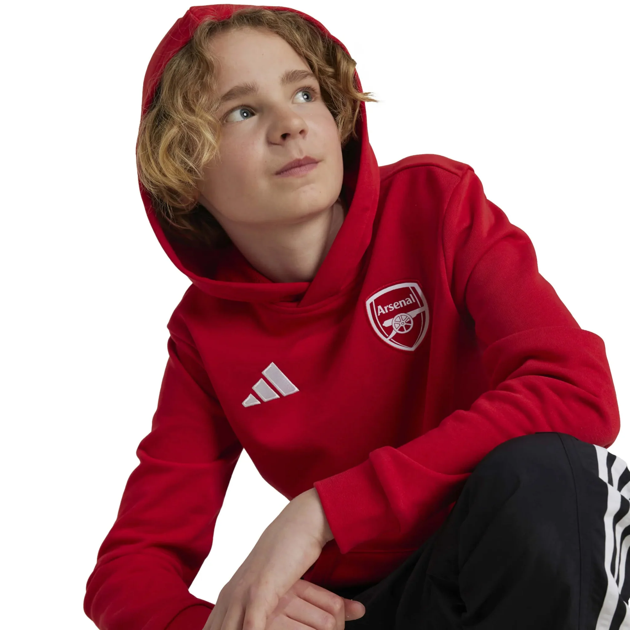 adidas 2024-25 Arsenal Youth Hoodie - Image 6