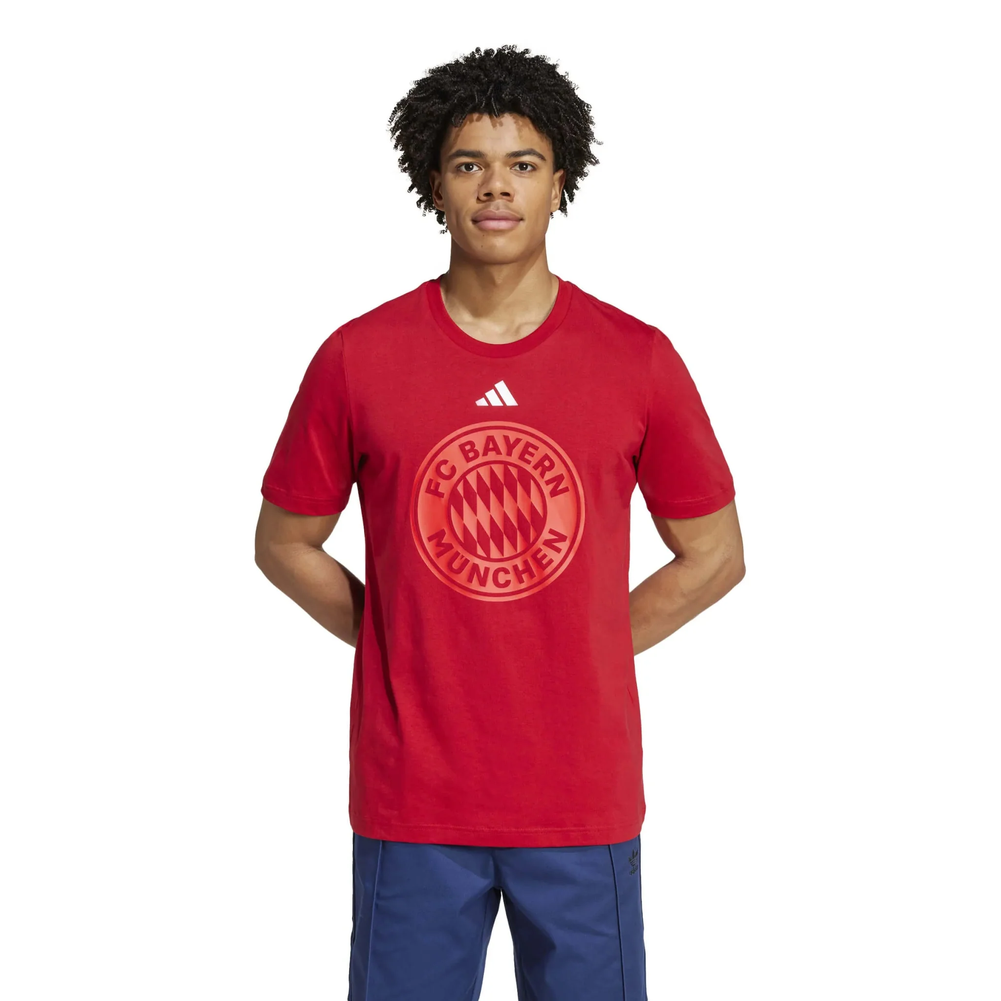 adidas 2024-25 Bayern Munich Men's DNA Graphic Tee - Image 2