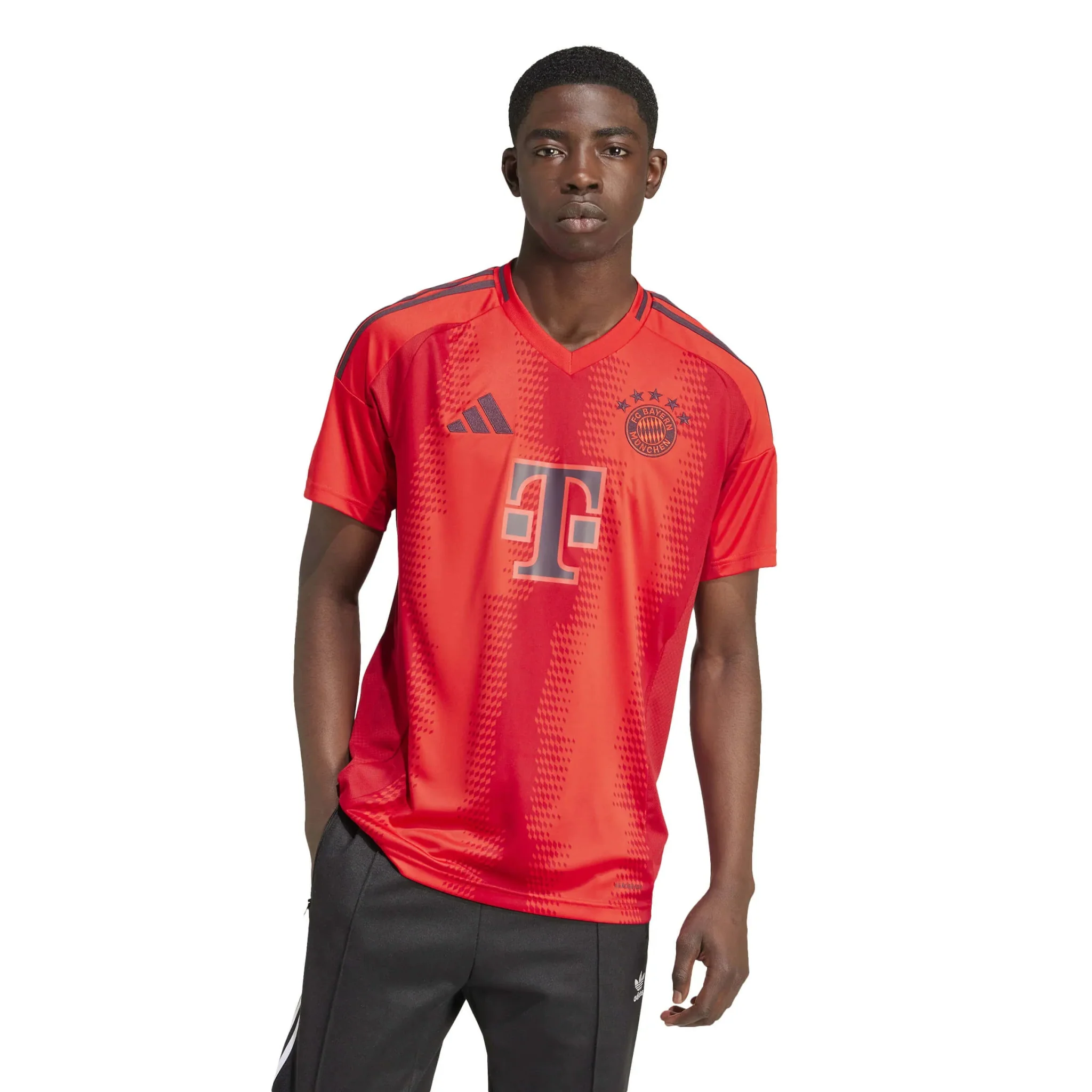 adidas 2024-25 Bayern Munich Men's Stadium Home Jersey - Image 4