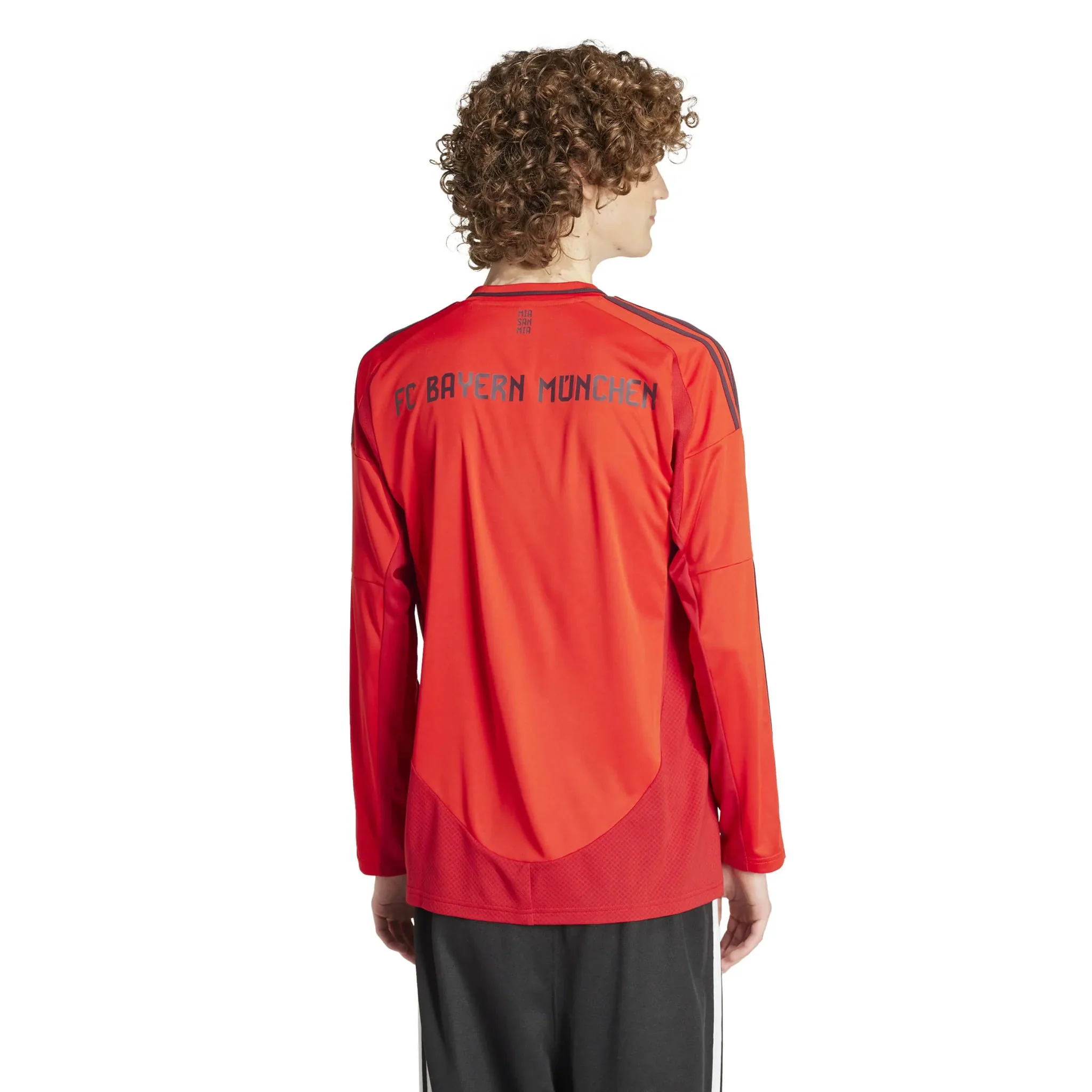 adidas 2024-25 Bayern Munich Men's Stadium Home Long-Sleeve Jersey - Image 5
