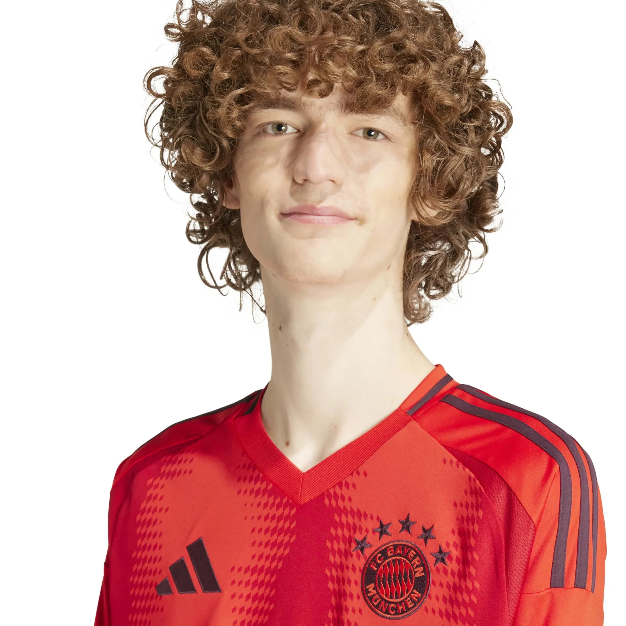adidas 2024-25 Bayern Munich Men's Stadium Home Long-Sleeve Jersey - Image 6
