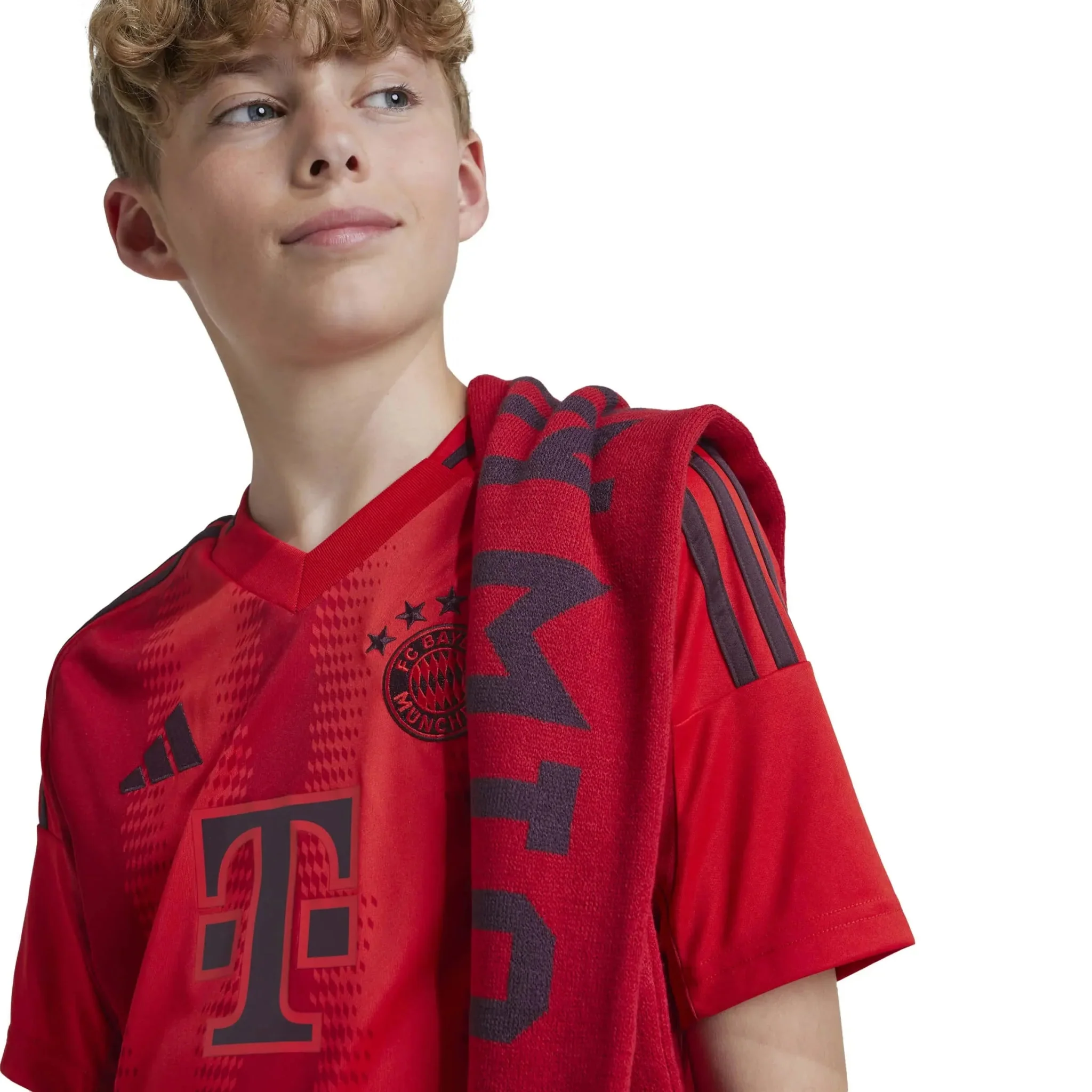 adidas 2024-25 Bayern Munich Youth Stadium Home Jersey - Image 8