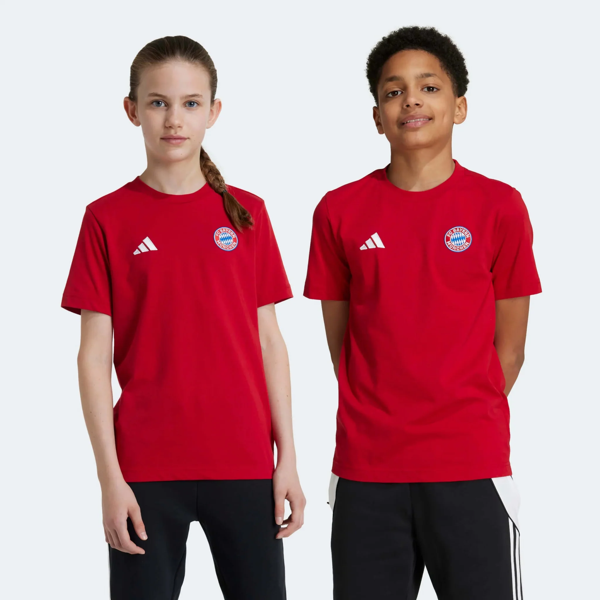 adidas 2024-25 Bayern Munich Youth Tee - Image 2