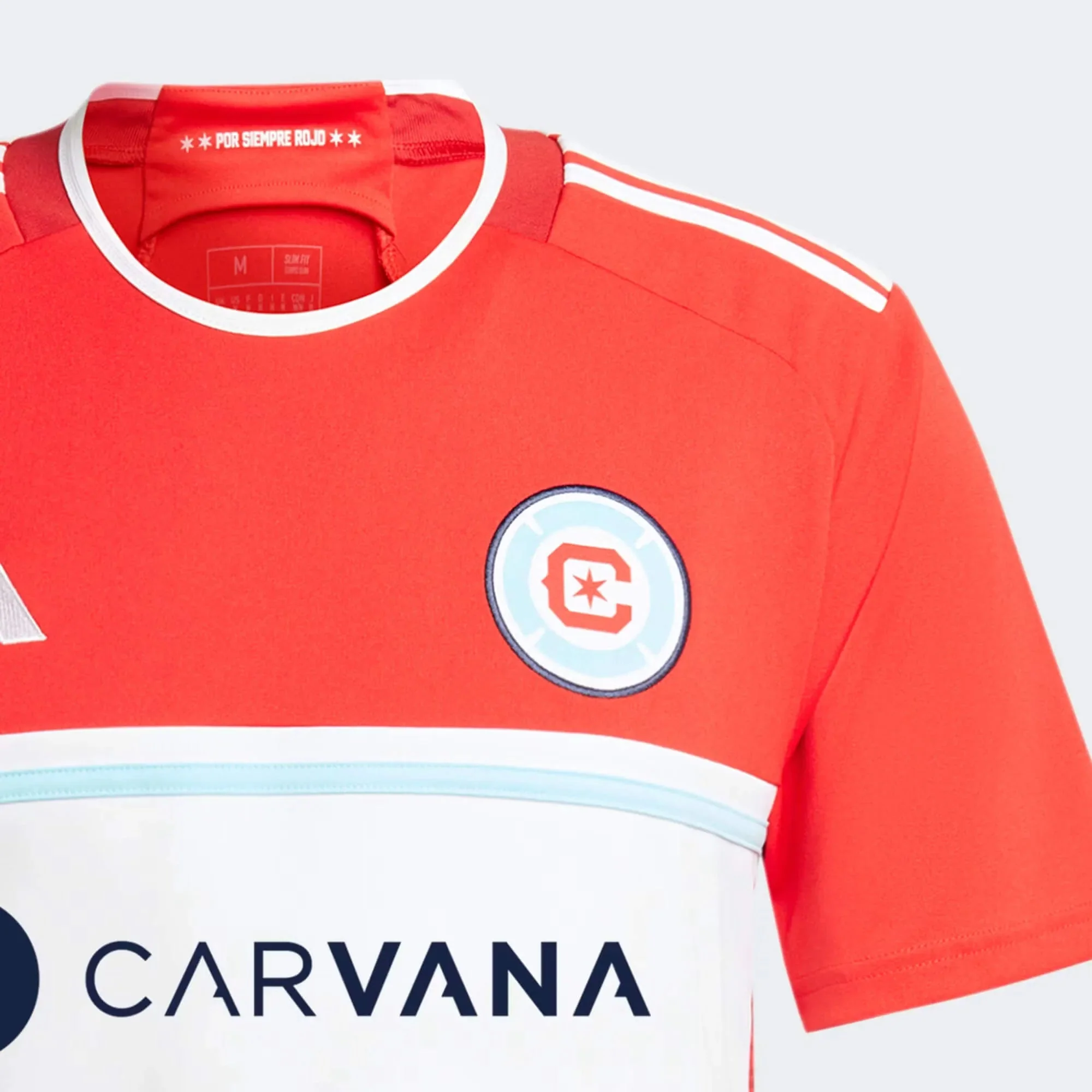 adidas 2024-25 Chicago Fire Men's Stadium Home Jersey - Image 3