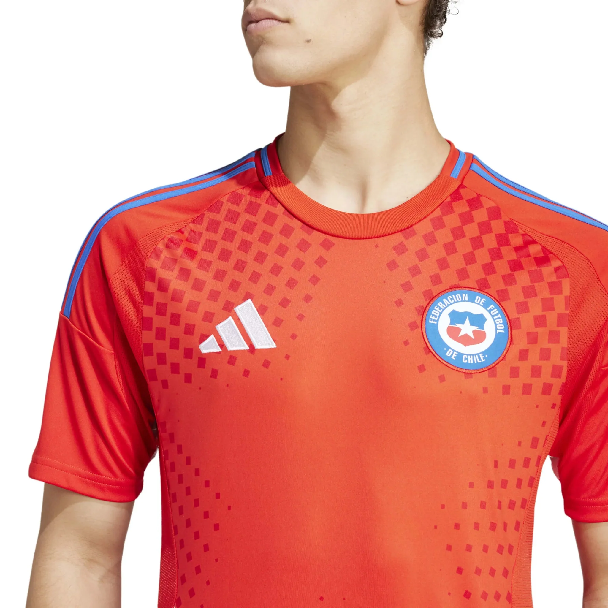 adidas 2024-25 Chile Men's Stadium Home Jersey - Image 5
