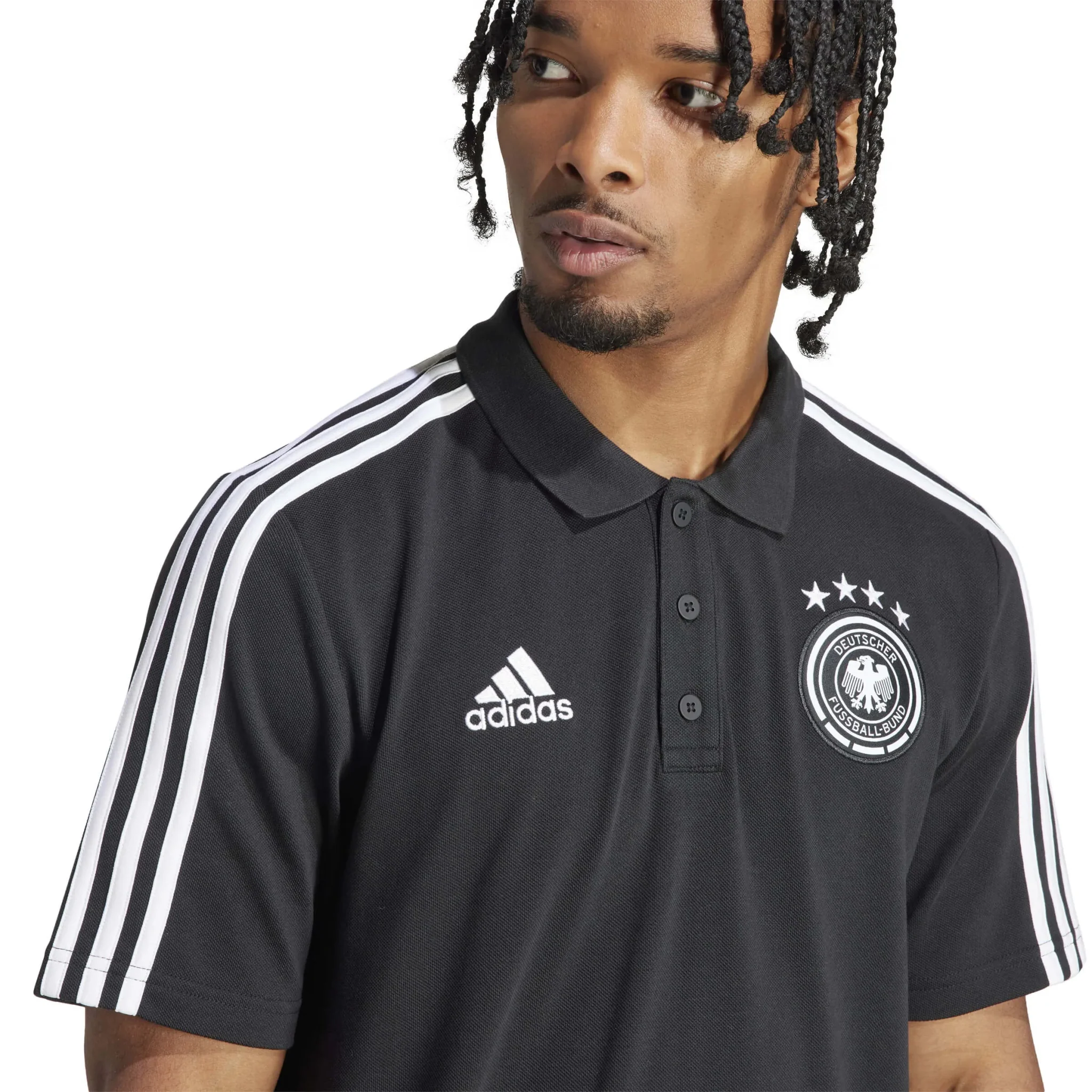 adidas 2024-25 Germany Men's DNA Polo Shirt - Image 5