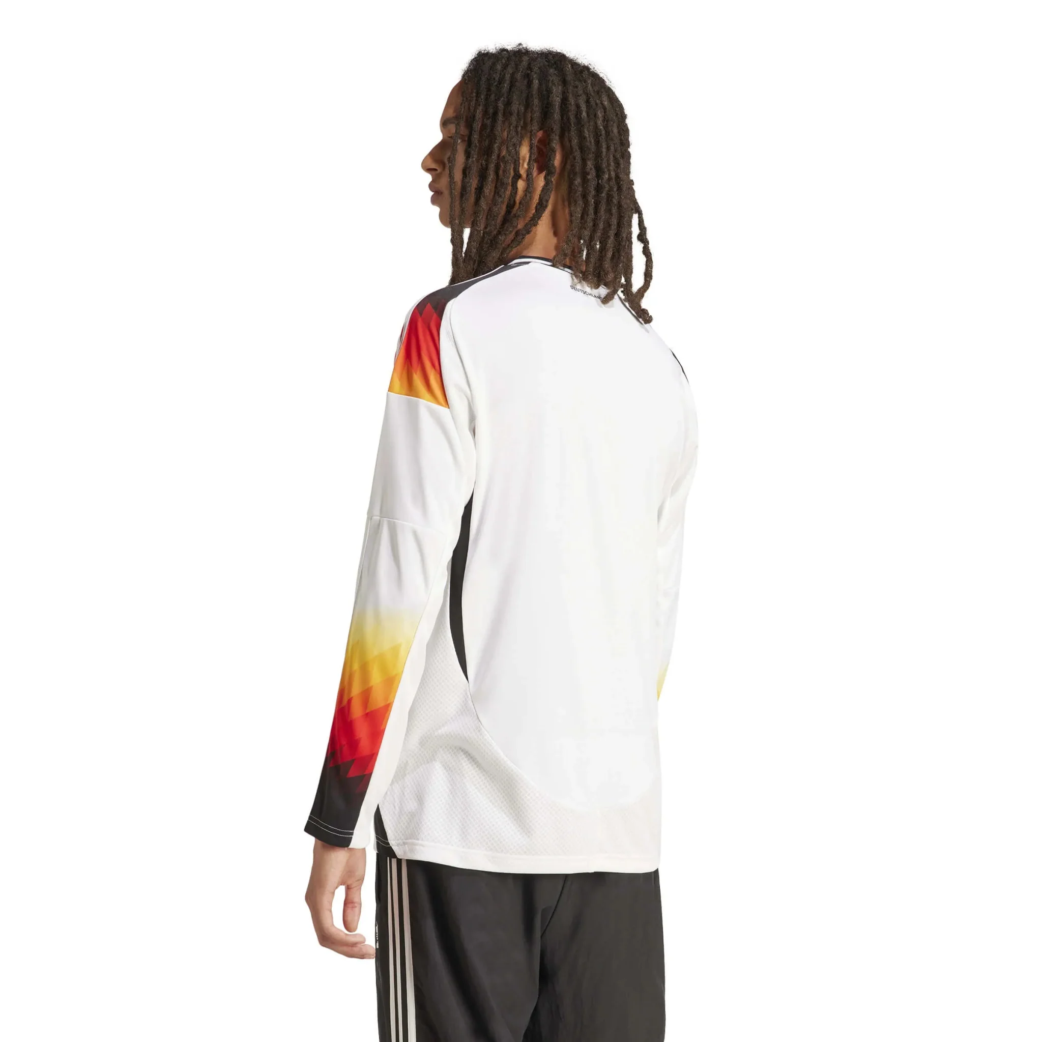 adidas 2024-25 Germany Men's Stadium Home Long-Sleeve Jersey - Image 3