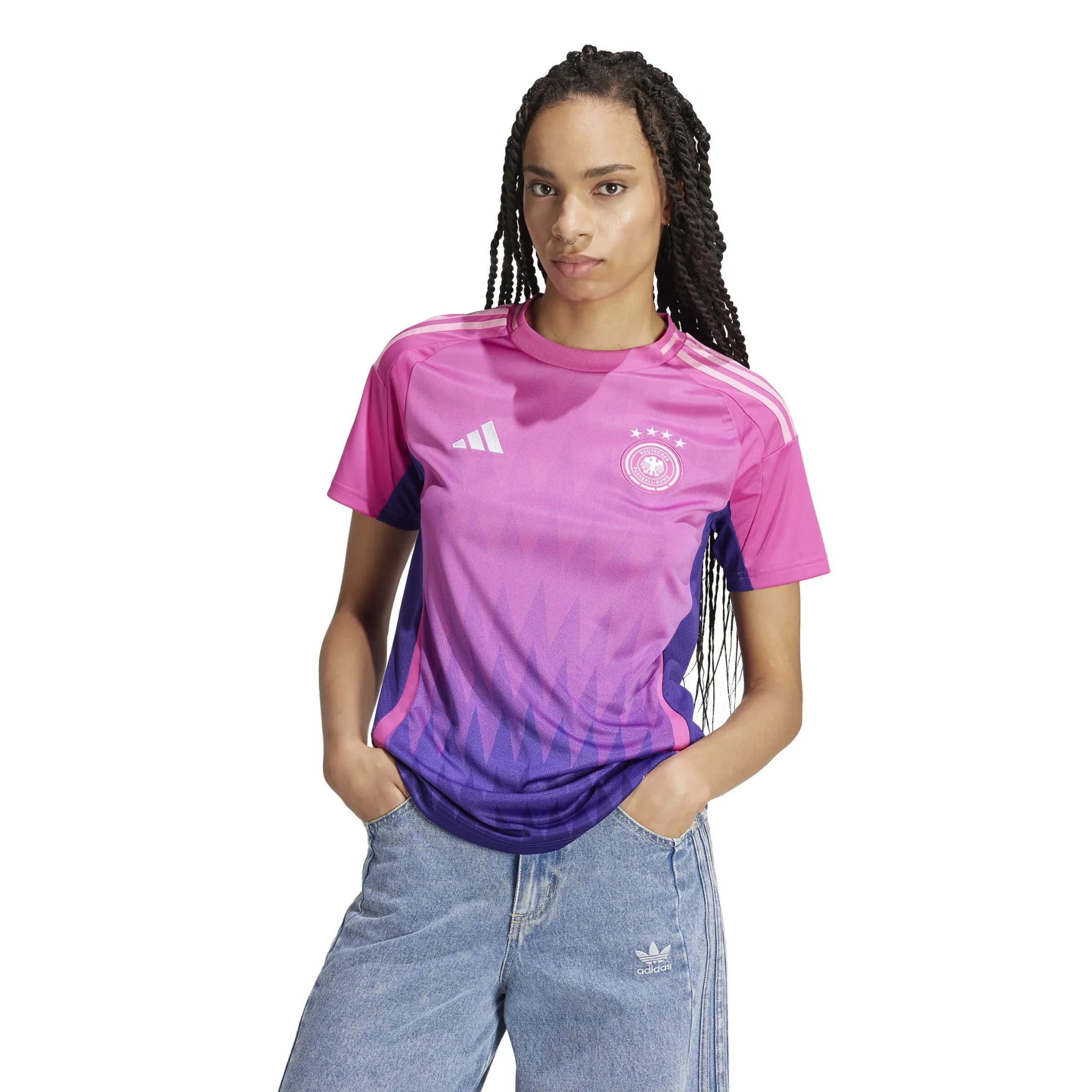 adidas 2024-25 Germany Women's Stadium Away Jersey - Image 3