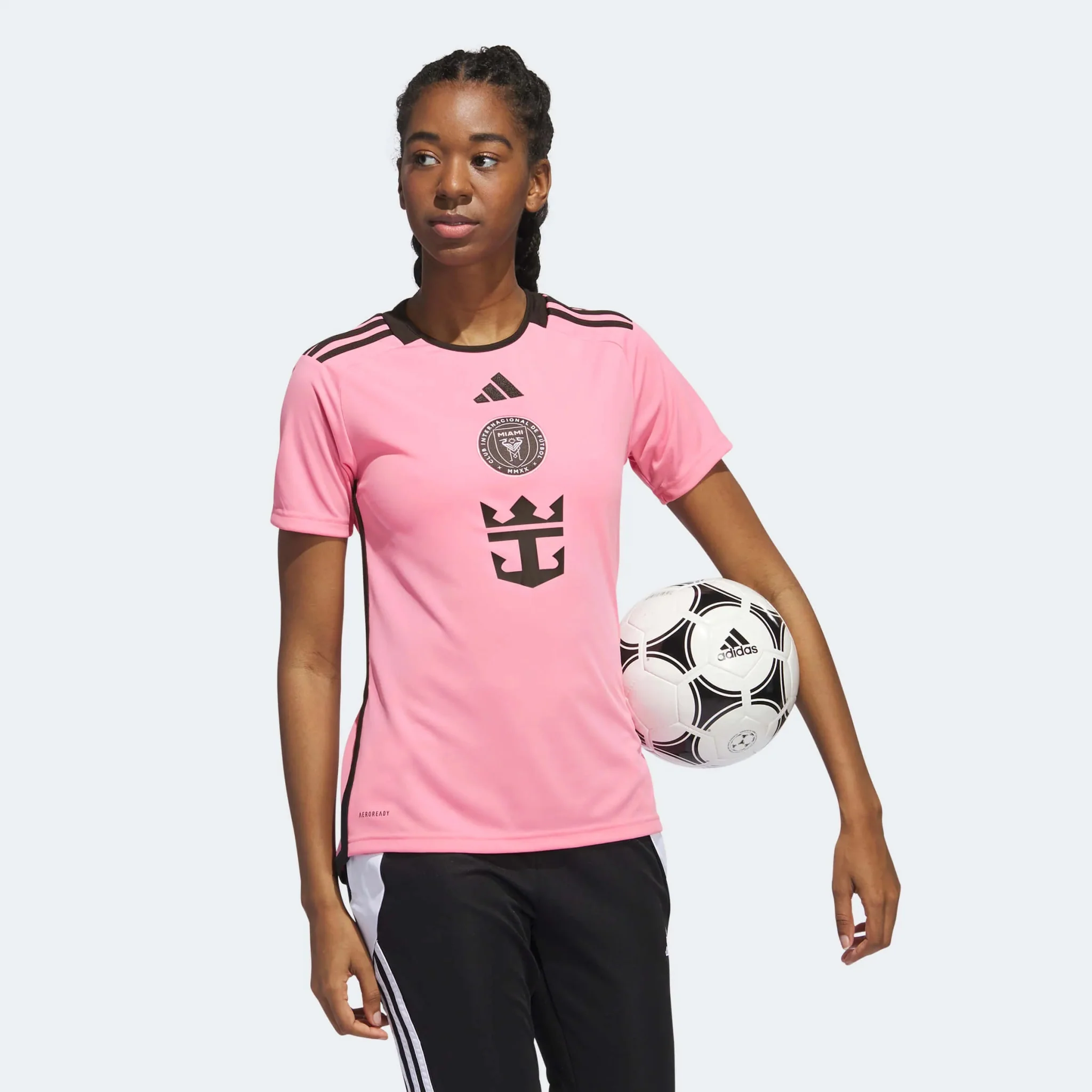 adidas 2024-25 Inter Miami Women's Messi #10 Stadium Home Jersey - Image 4