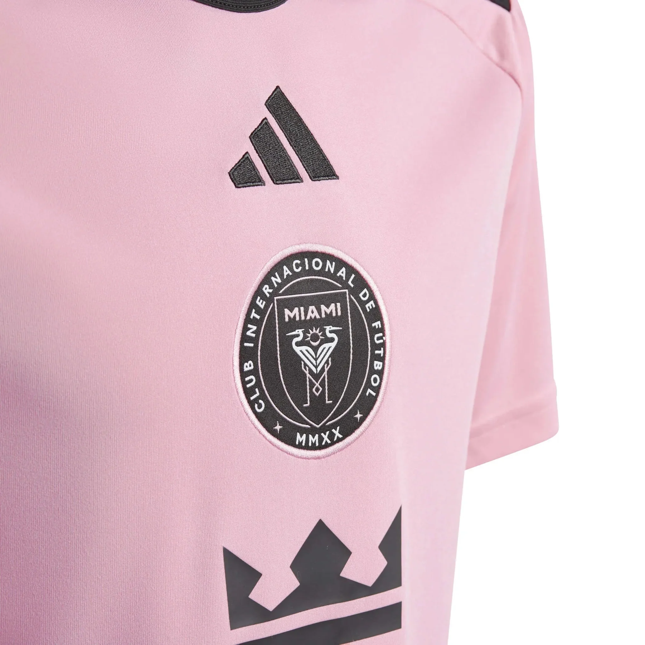 adidas 2024-25 Inter Miami Youth Messi #10 Stadium Home Jersey - Image 4